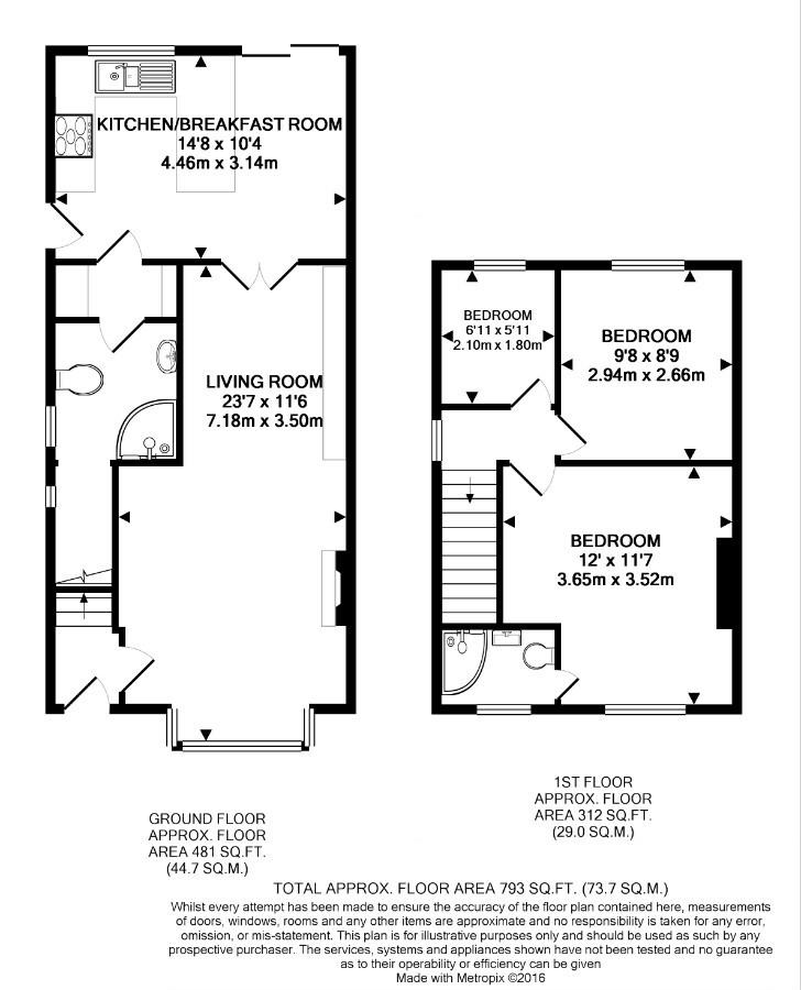 84, ShaftesburyAvenue, Feltham floorplan