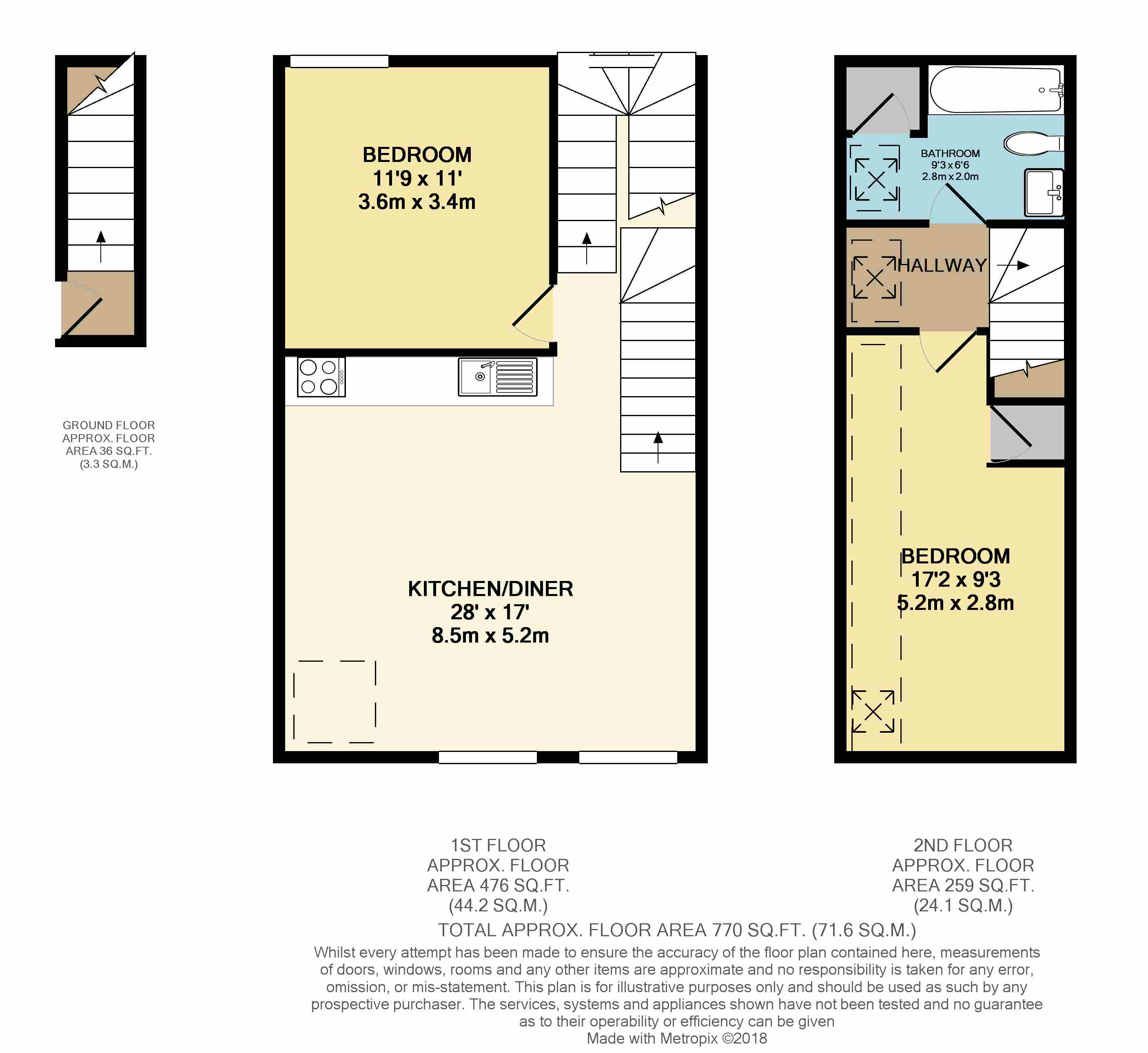 4, 748, Holloway Road, London floorplan