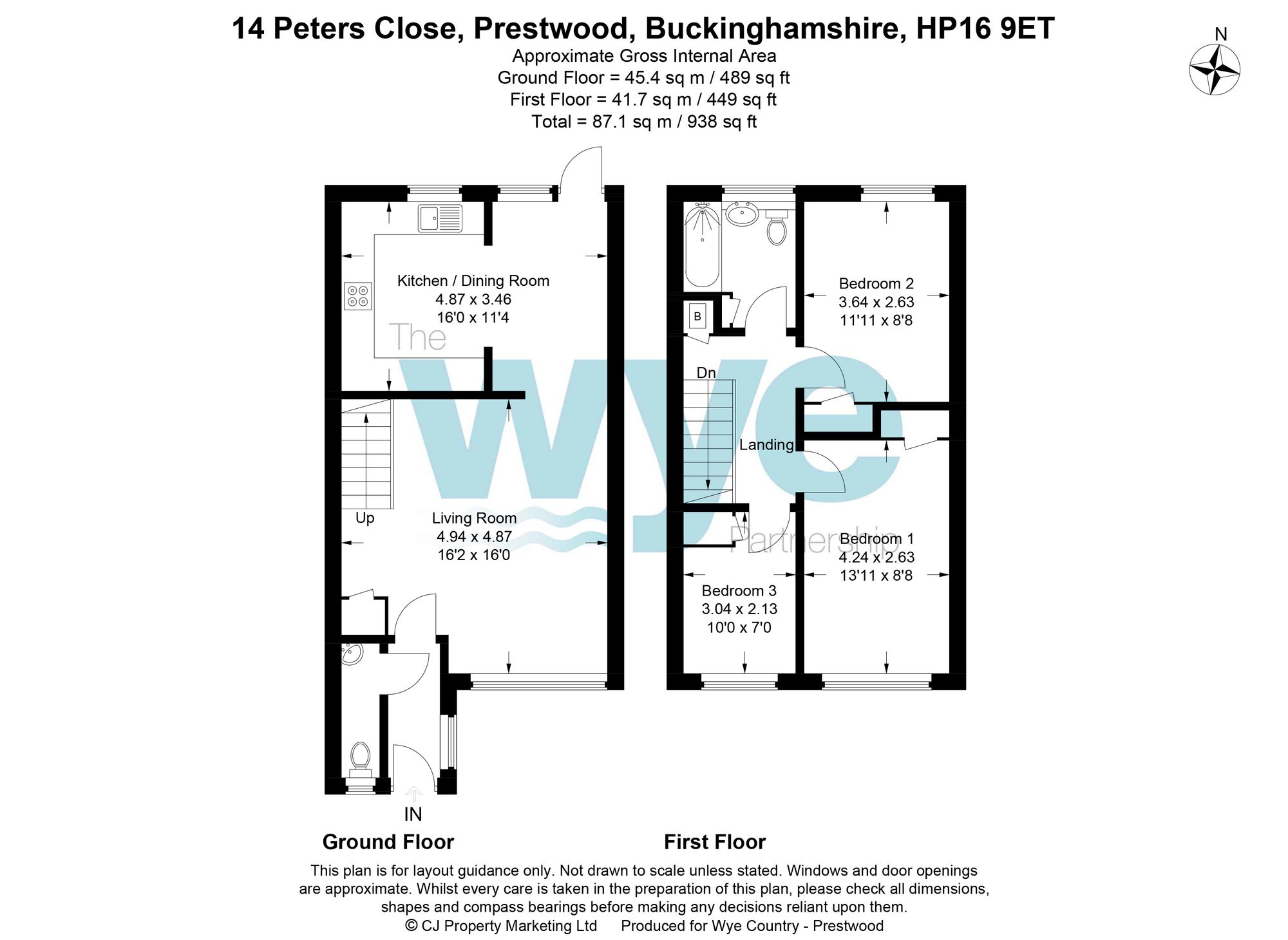 14 Peters Close, Great Missenden floorplan