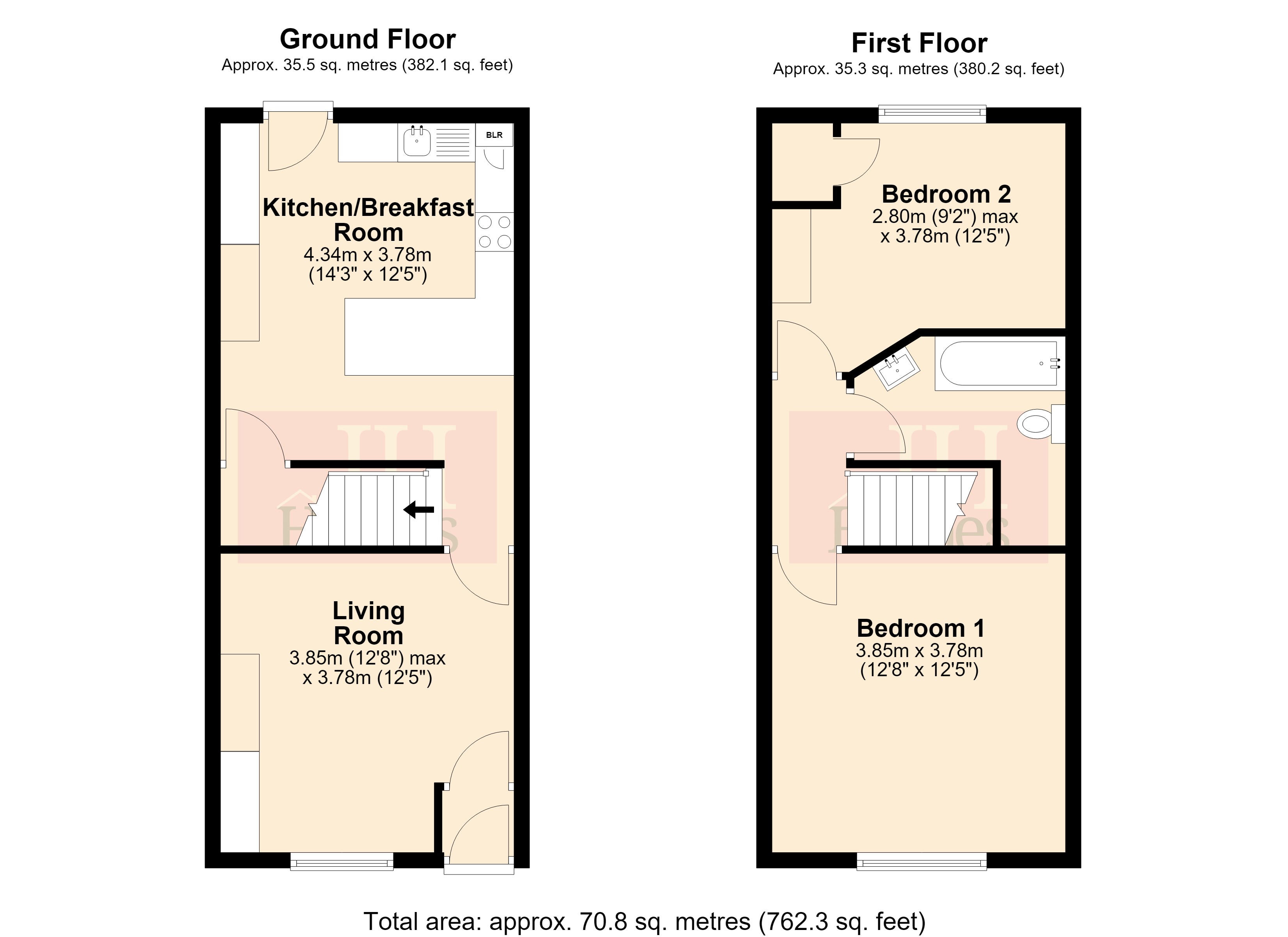 42, Bradford Street, Barrow-in-Furness floorplan