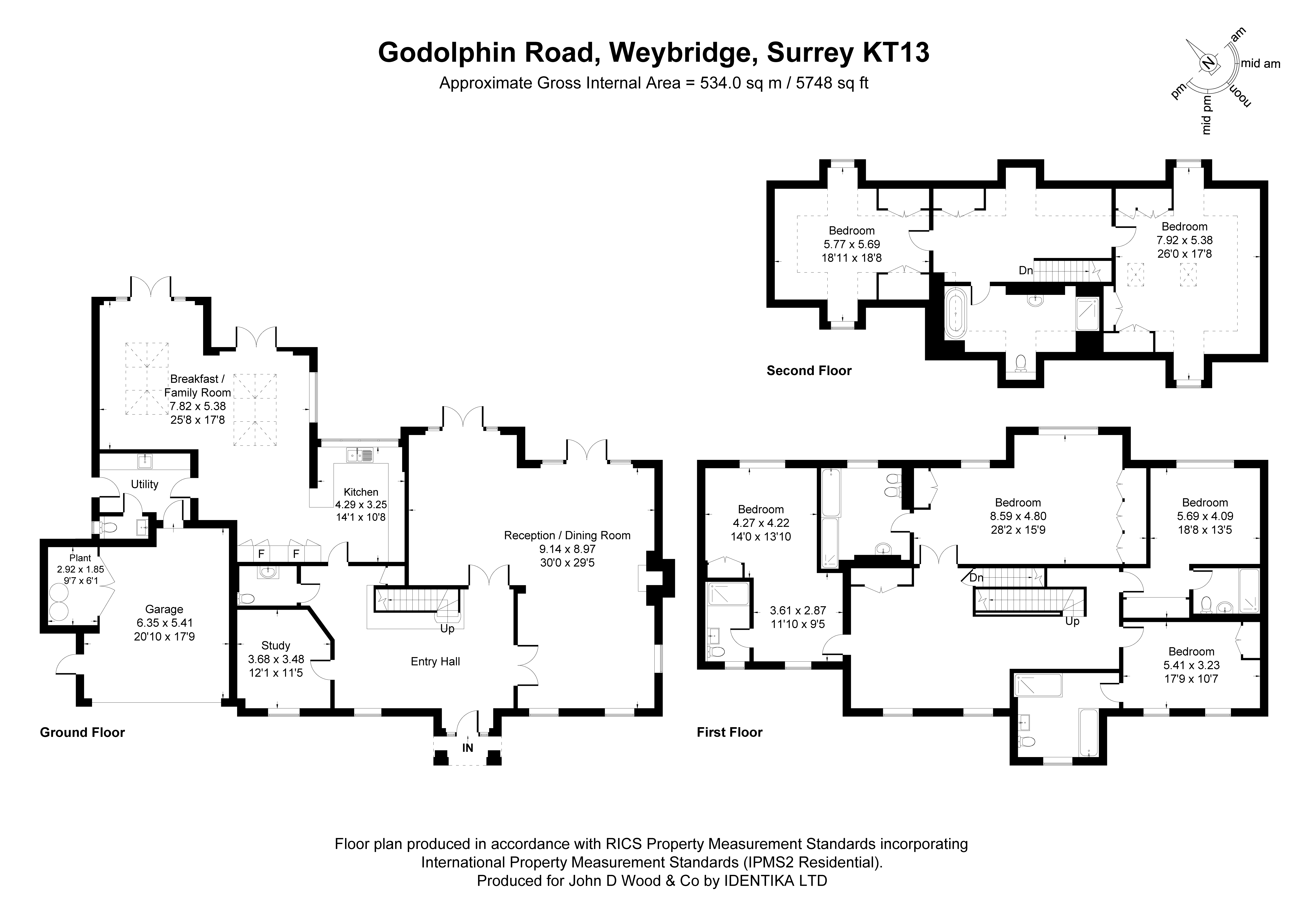 Lamorna,, Godolphin Road, Surrey floorplan