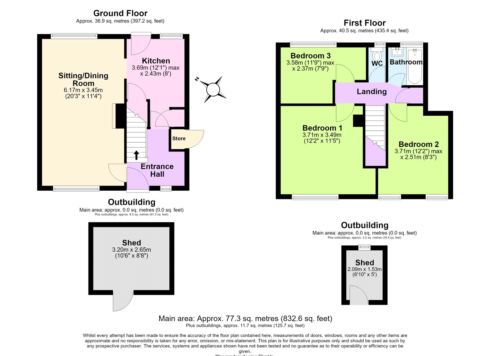 20, Glebe Road, Stroud floorplan