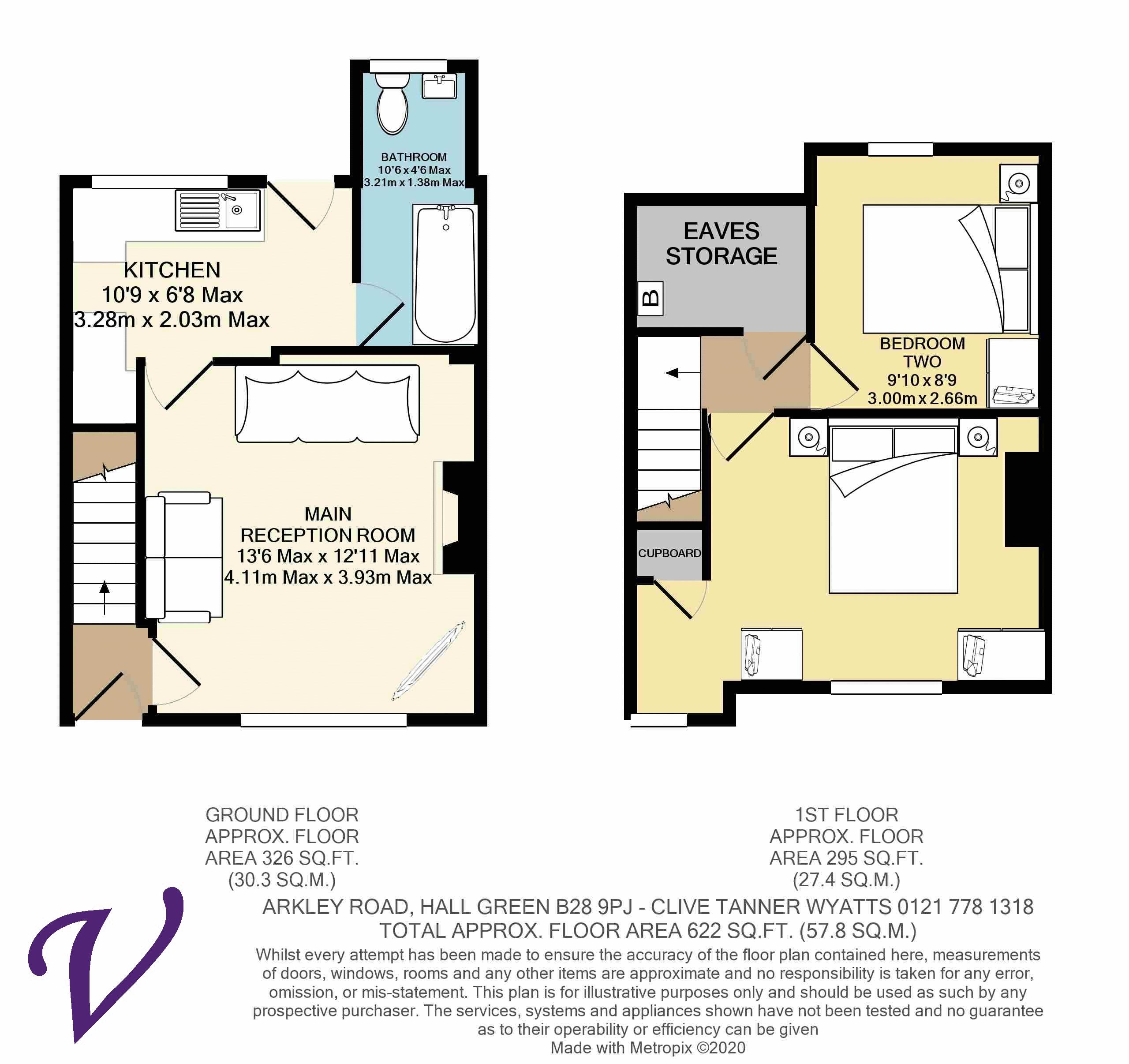 2 bed terraced house for sale in Arkley Road, Hall Green, Birmingham