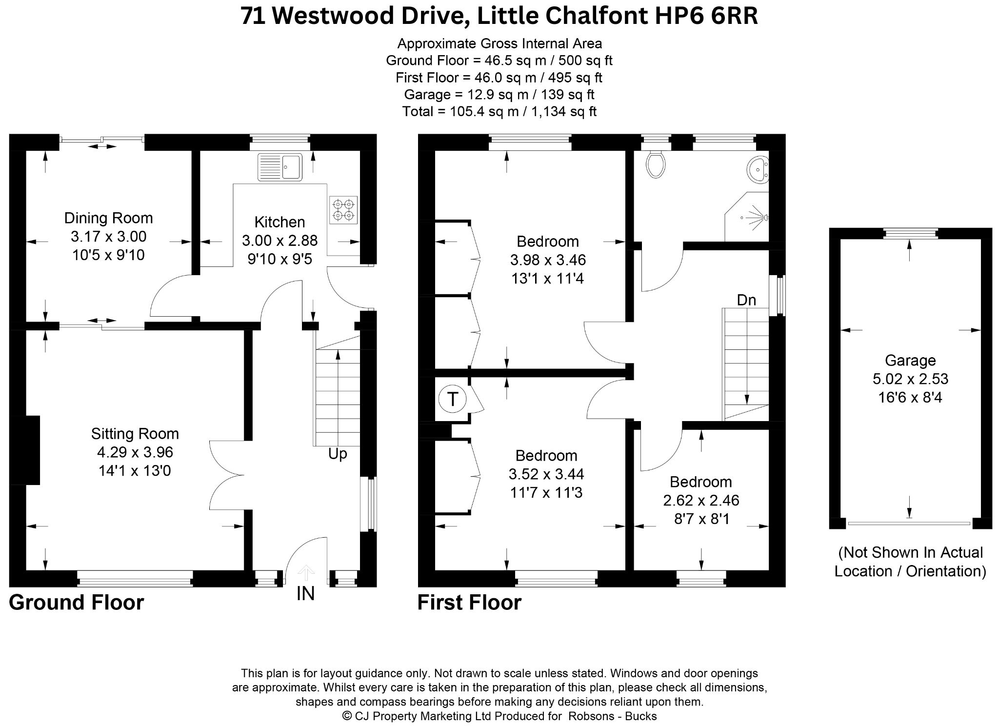 71 Westwood Drive, Little Chalfont floorplan