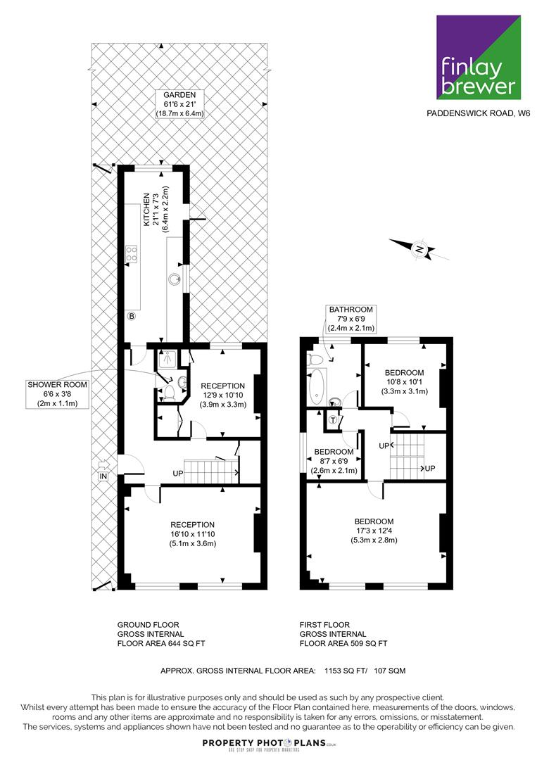 62, Paddenswick Road, London floorplan