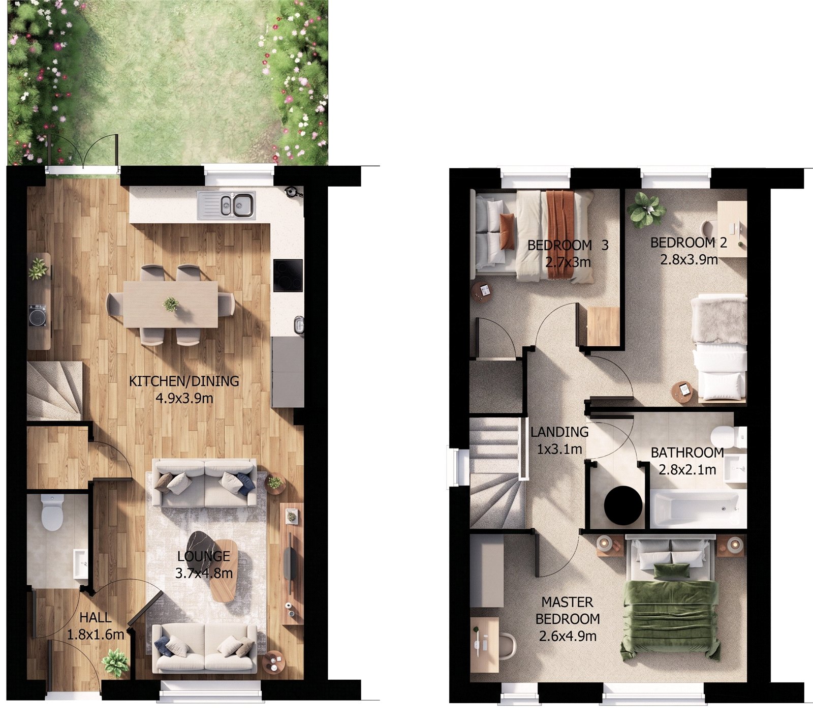 Plot 10- The Riverview, Town Street floorplan