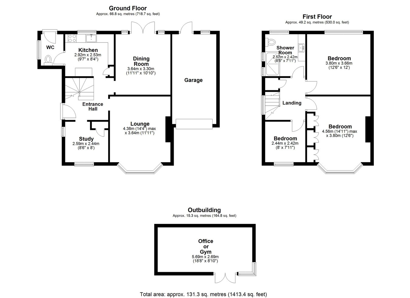 29, Whitfield Hill, Dover floorplan