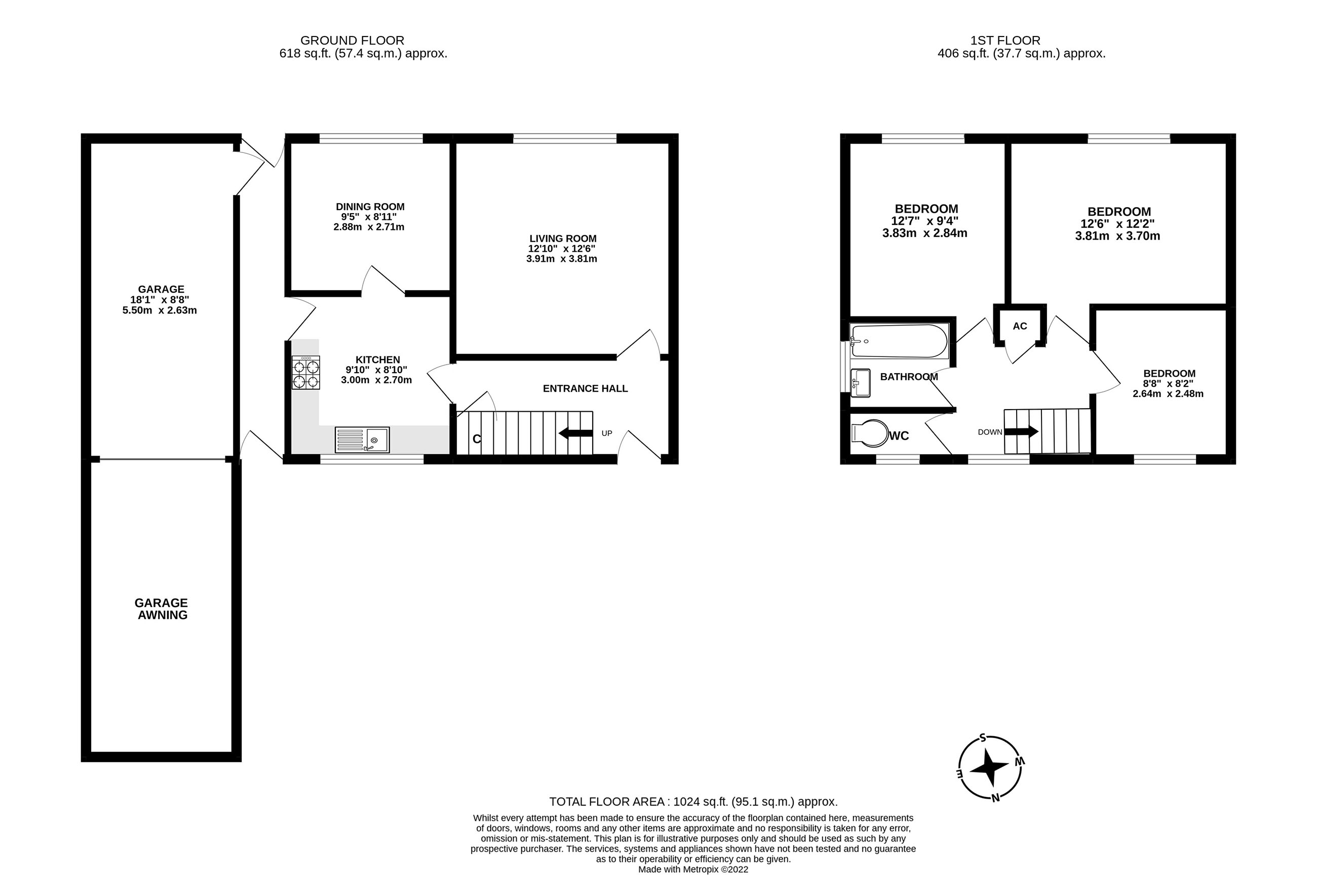 Langley Grove, Sandridge, St. Albans, Hertfordshire AL4, 3 bedroom semi