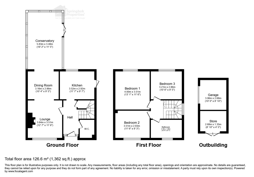 46, Waggs Road, Congleton floorplan