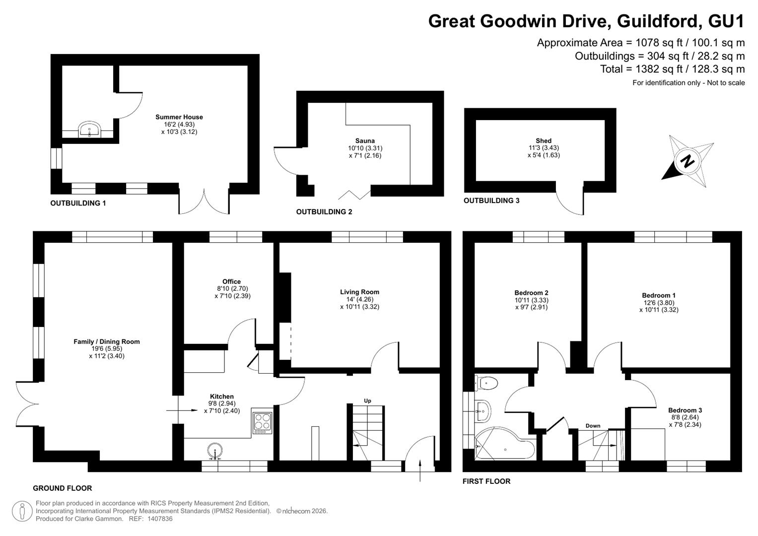 125, Great Goodwin Drive, Guildford floorplan