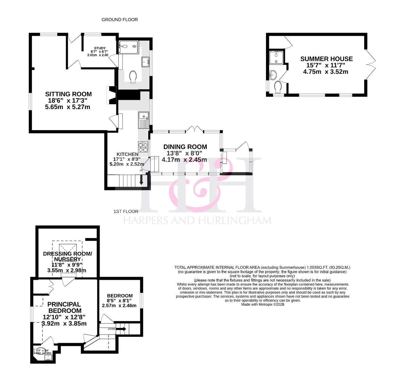 1, Brandfold Cottages, Goudhurst floorplan