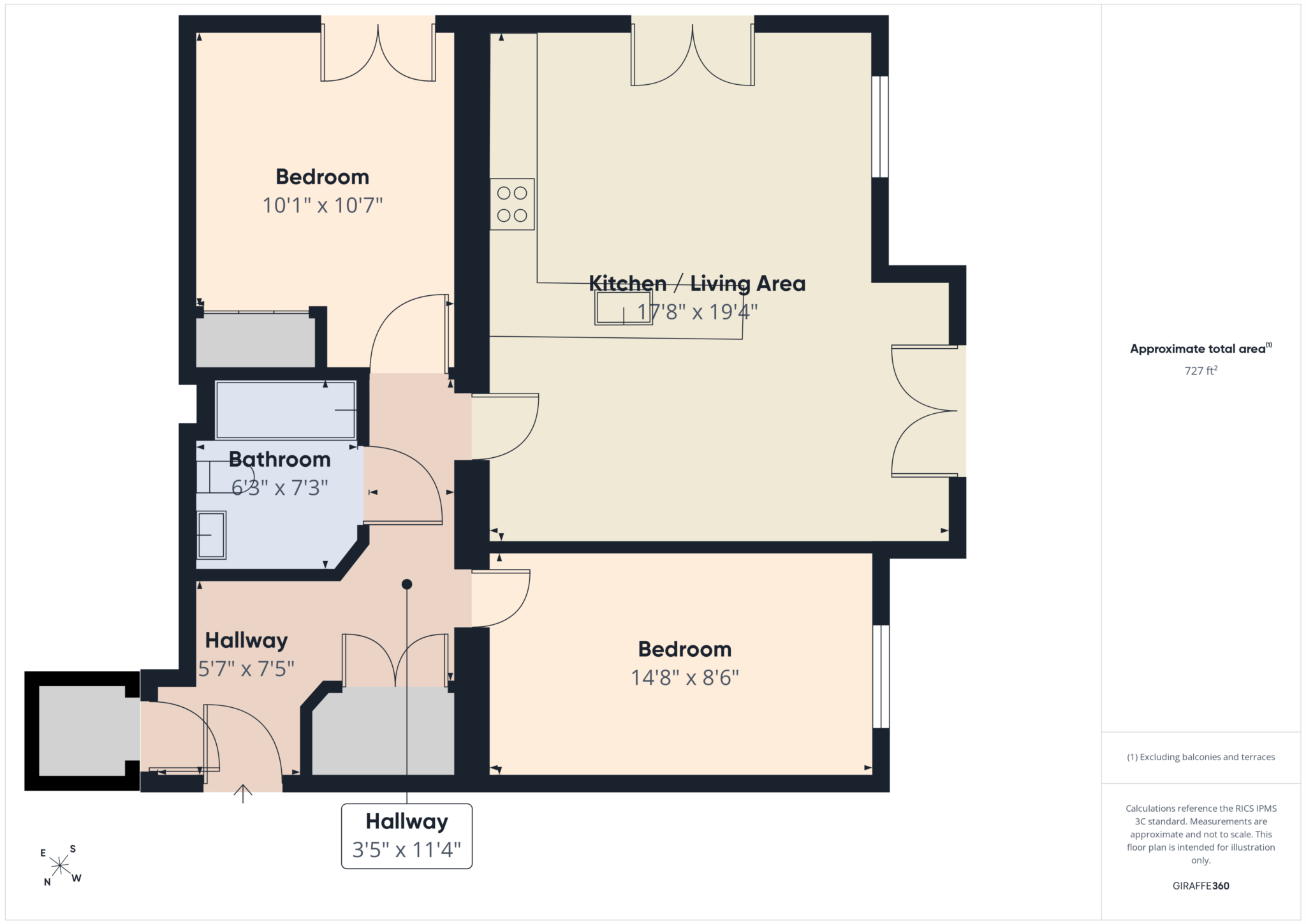 48, Honeysuckle Drive, Billingshurst floorplan