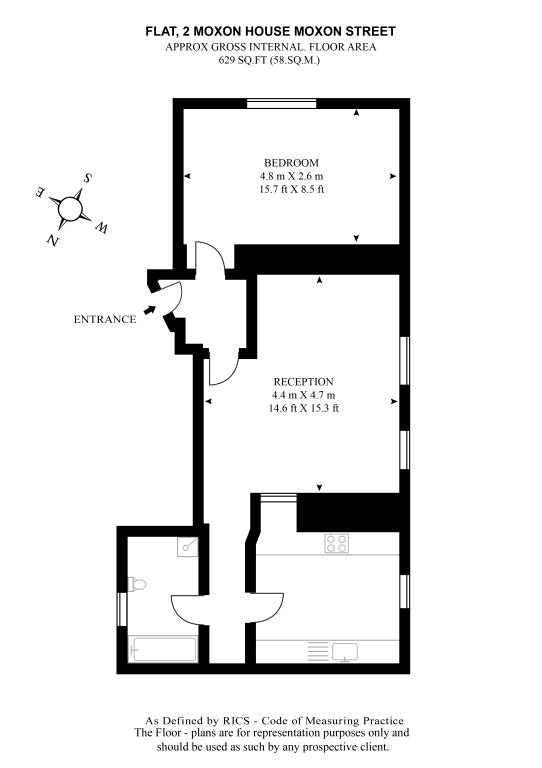 1 Bedrooms Flat to rent in Moxon Street, Marylebone W1U