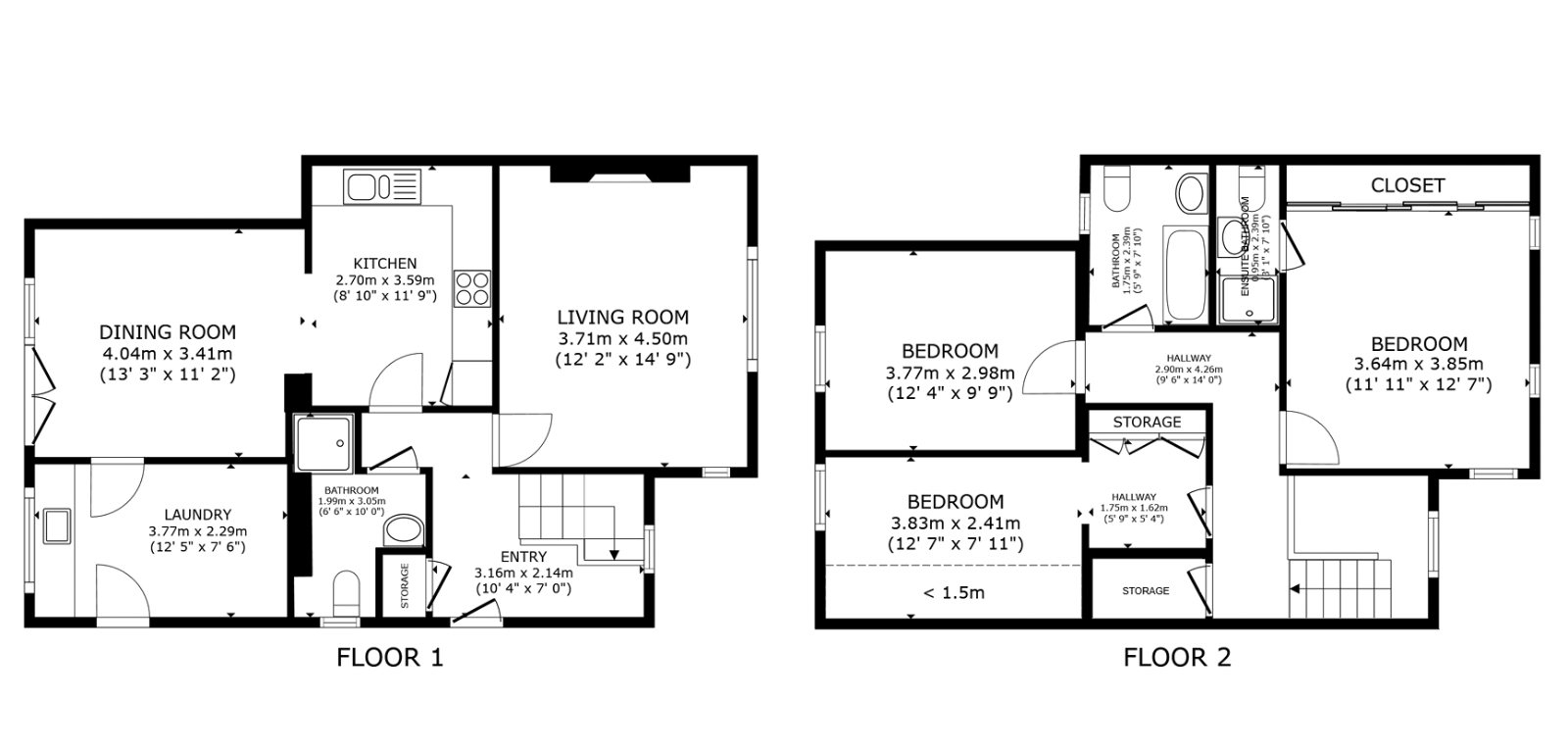 12, Strathallan Road, Stirling floorplan