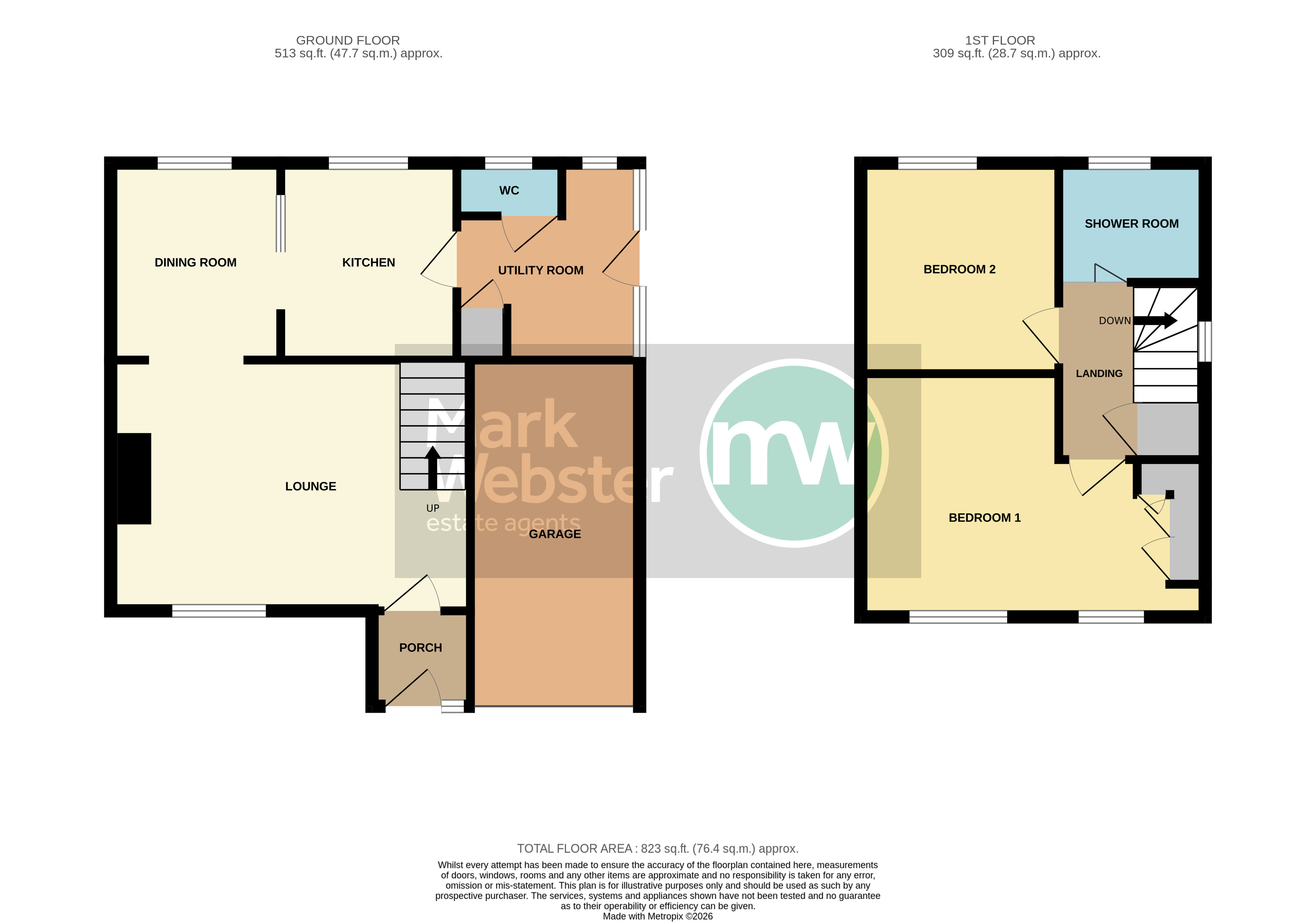 63, Newlands Road, Atherstone floorplan