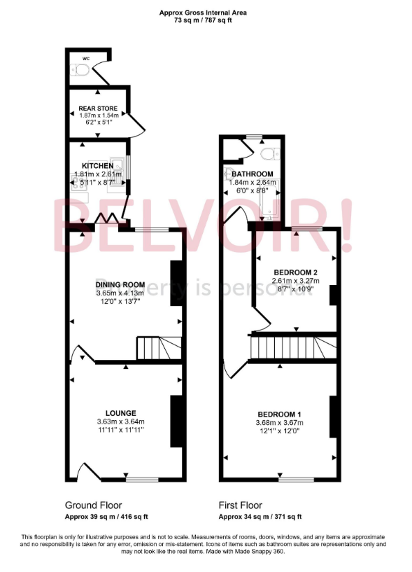 8, Havelock Street, Spalding floorplan