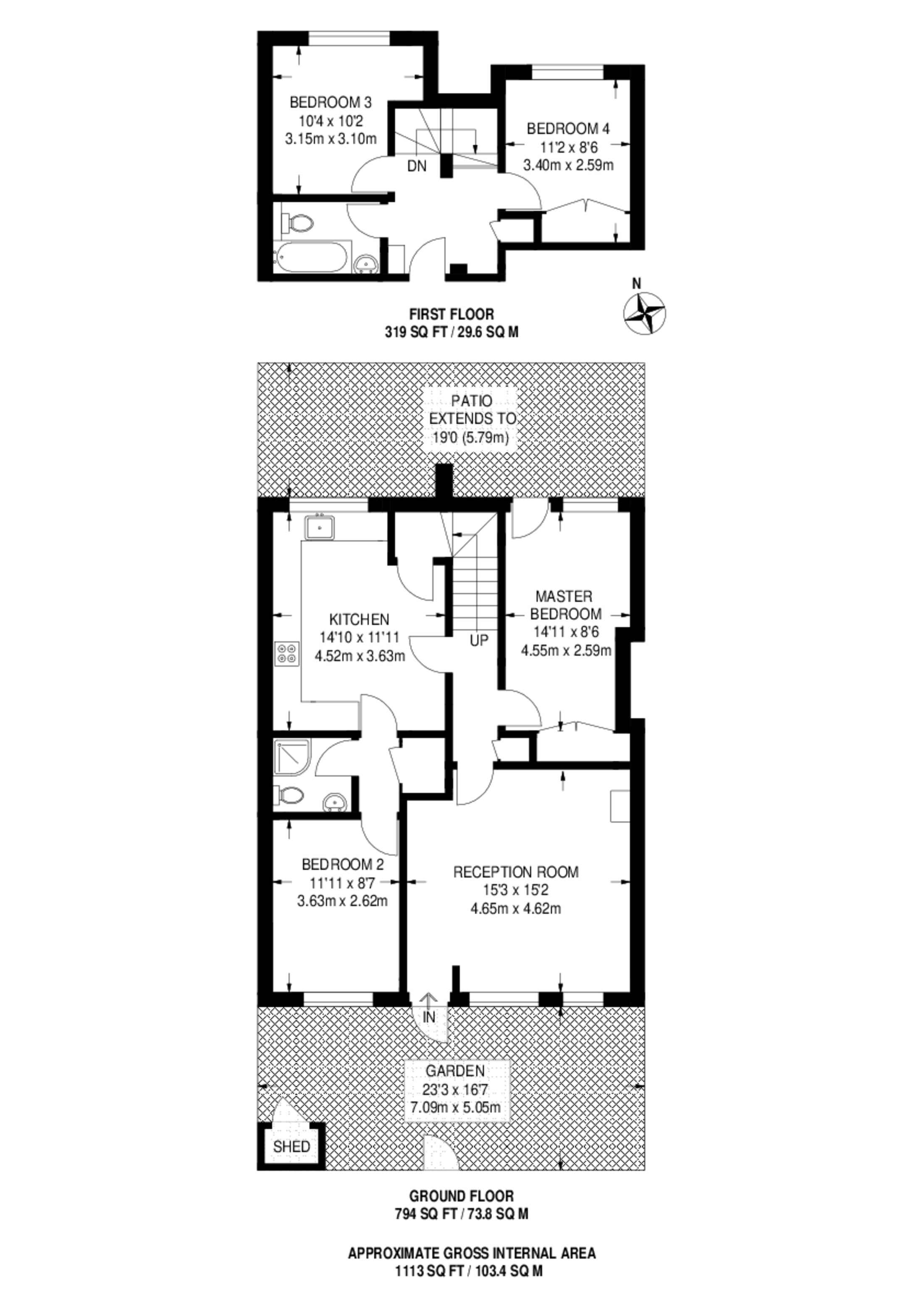 Finborough Road, Chelsea floorplan