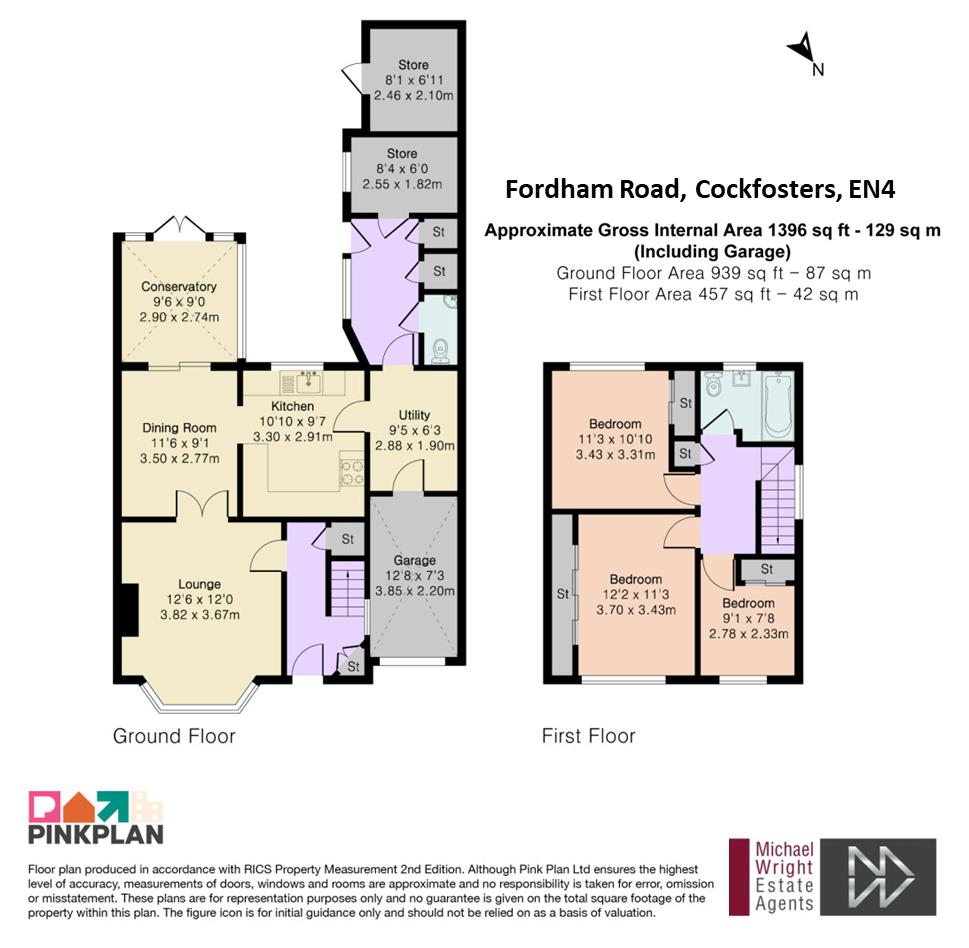 78, Fordham Road, Cockfosters floorplan