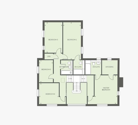 The Mulberry Plot 58, Dartington floorplan