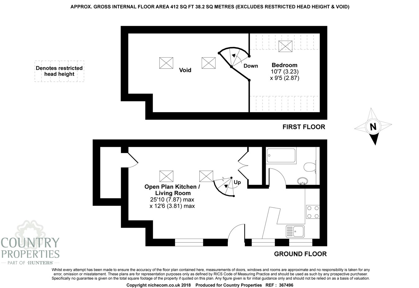 1 Bedrooms Maisonette for sale in Bancroft, Hitchin SG5