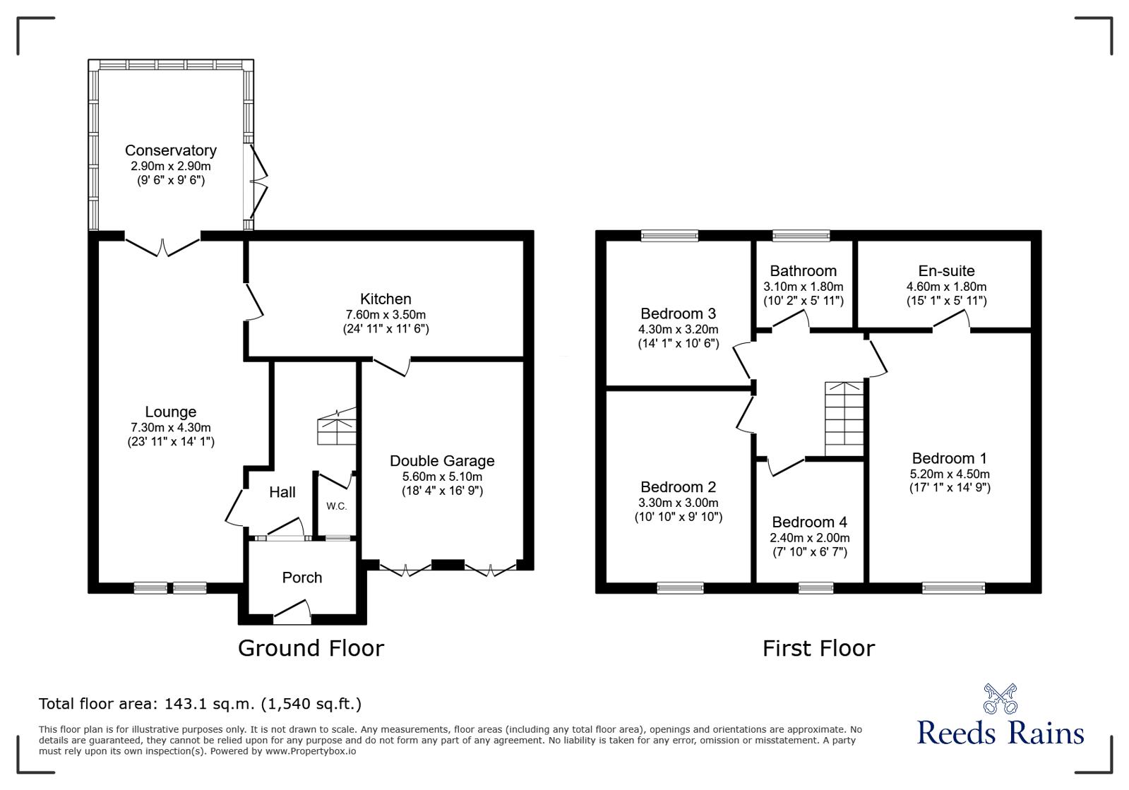 12, Ashton Close, Tyne and Wear floorplan