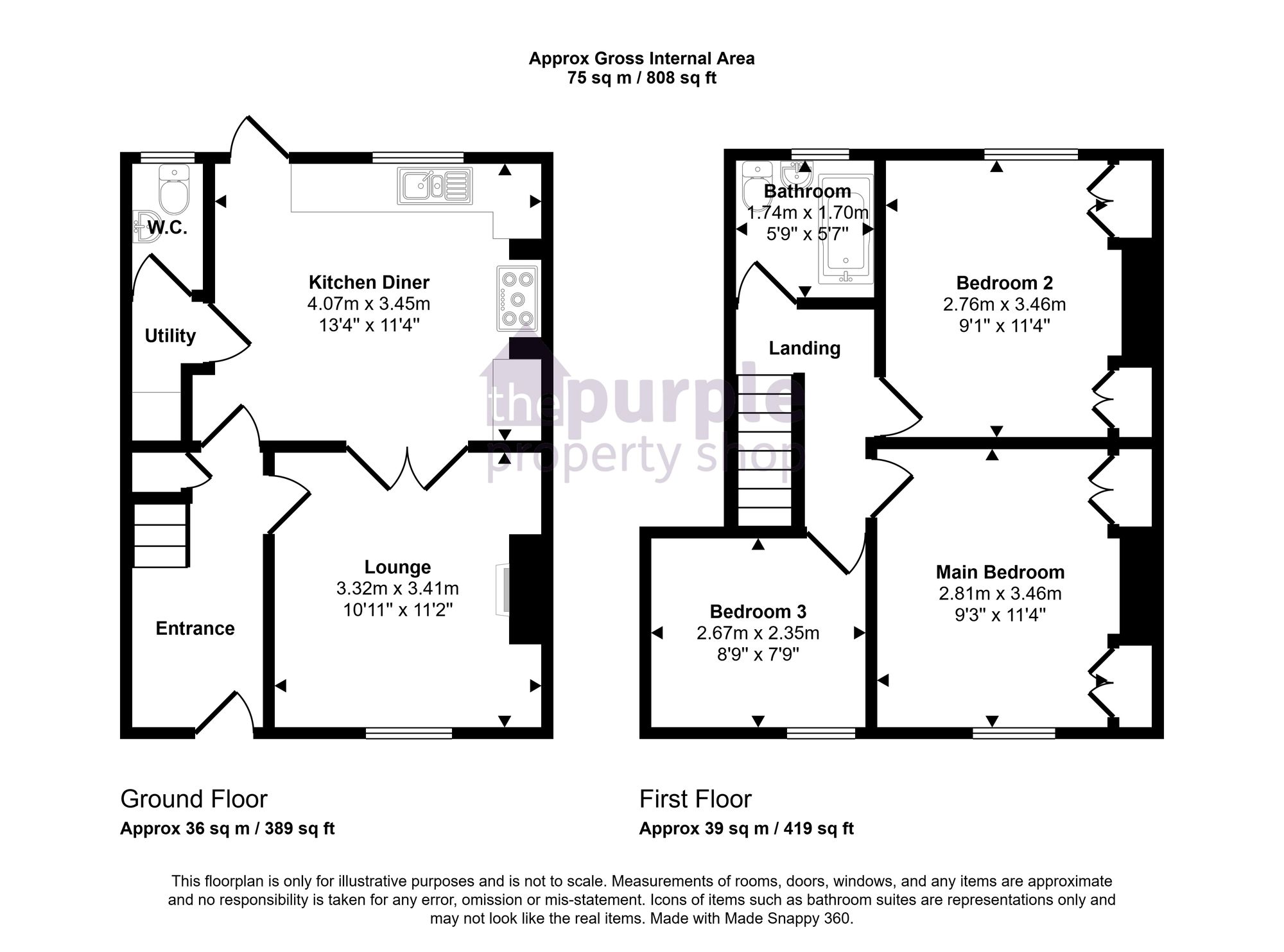 9 Polefield Hall Road, Manchester floorplan