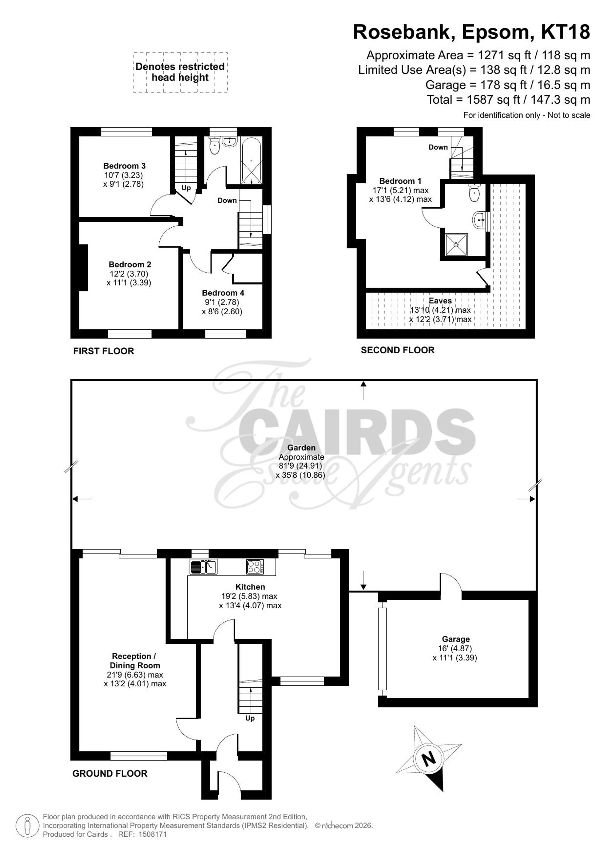 64 Rosebank, Epsom floorplan