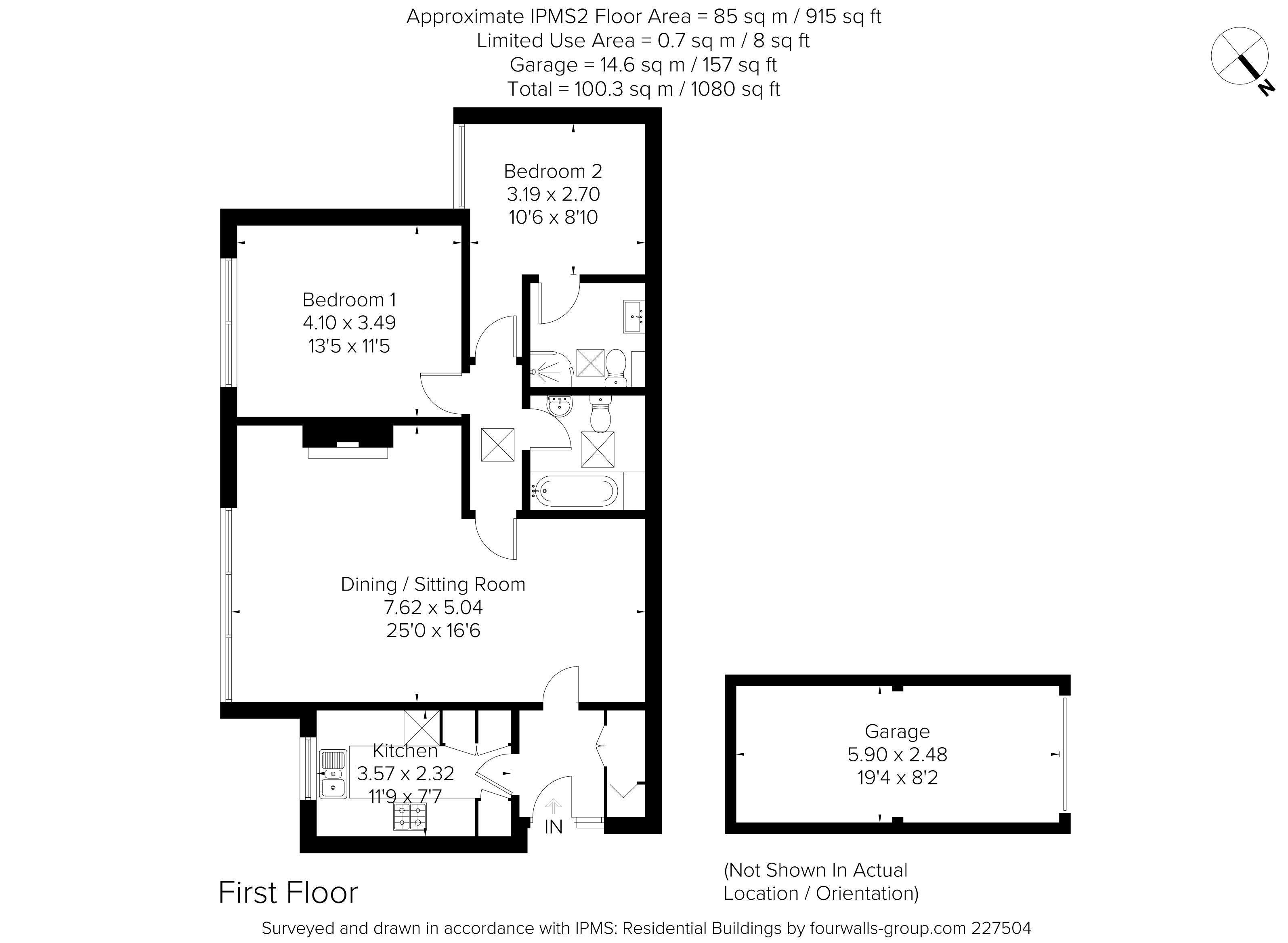 2 Bedrooms Flat to rent in Loudwater Lane, Loudwater, Rickmansworth WD3