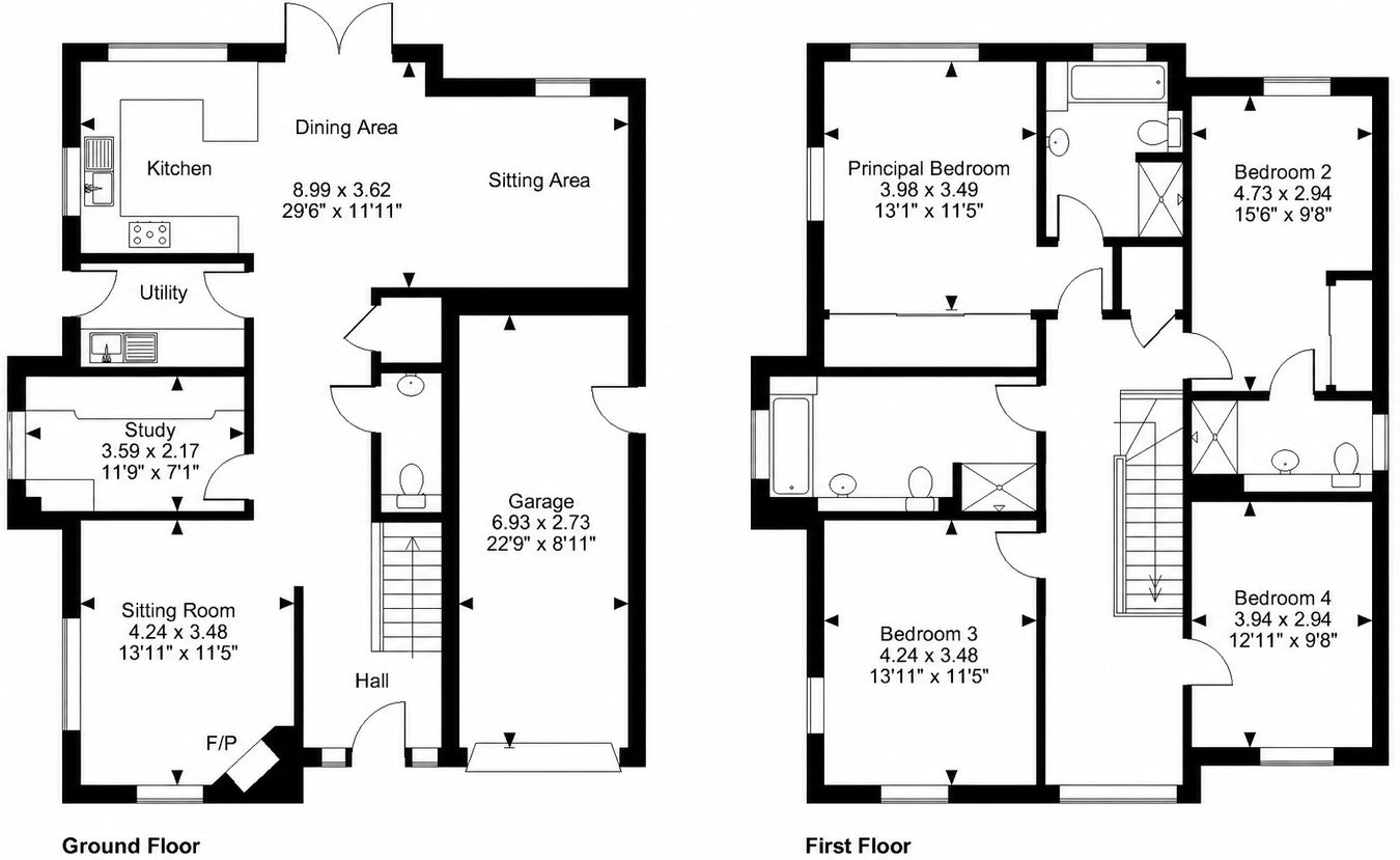1, Firefly Road, Chertsey floorplan