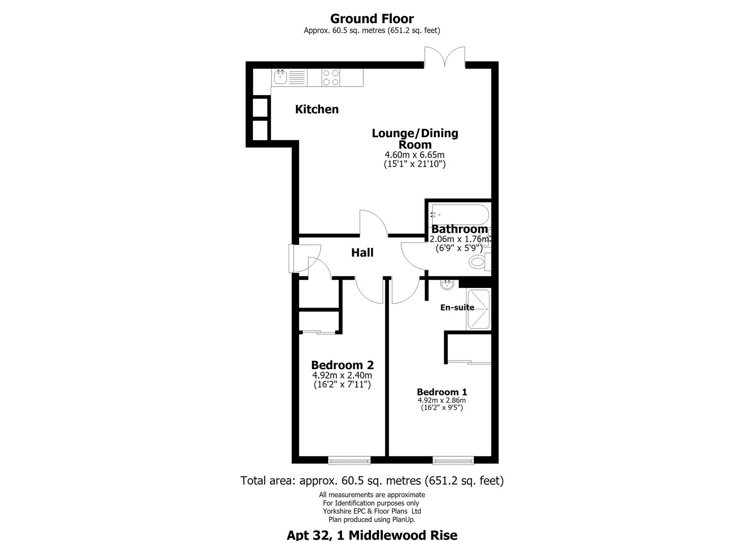 Apartment 32, 1, Middlewood Rise, Middlewood Lodge floorplan