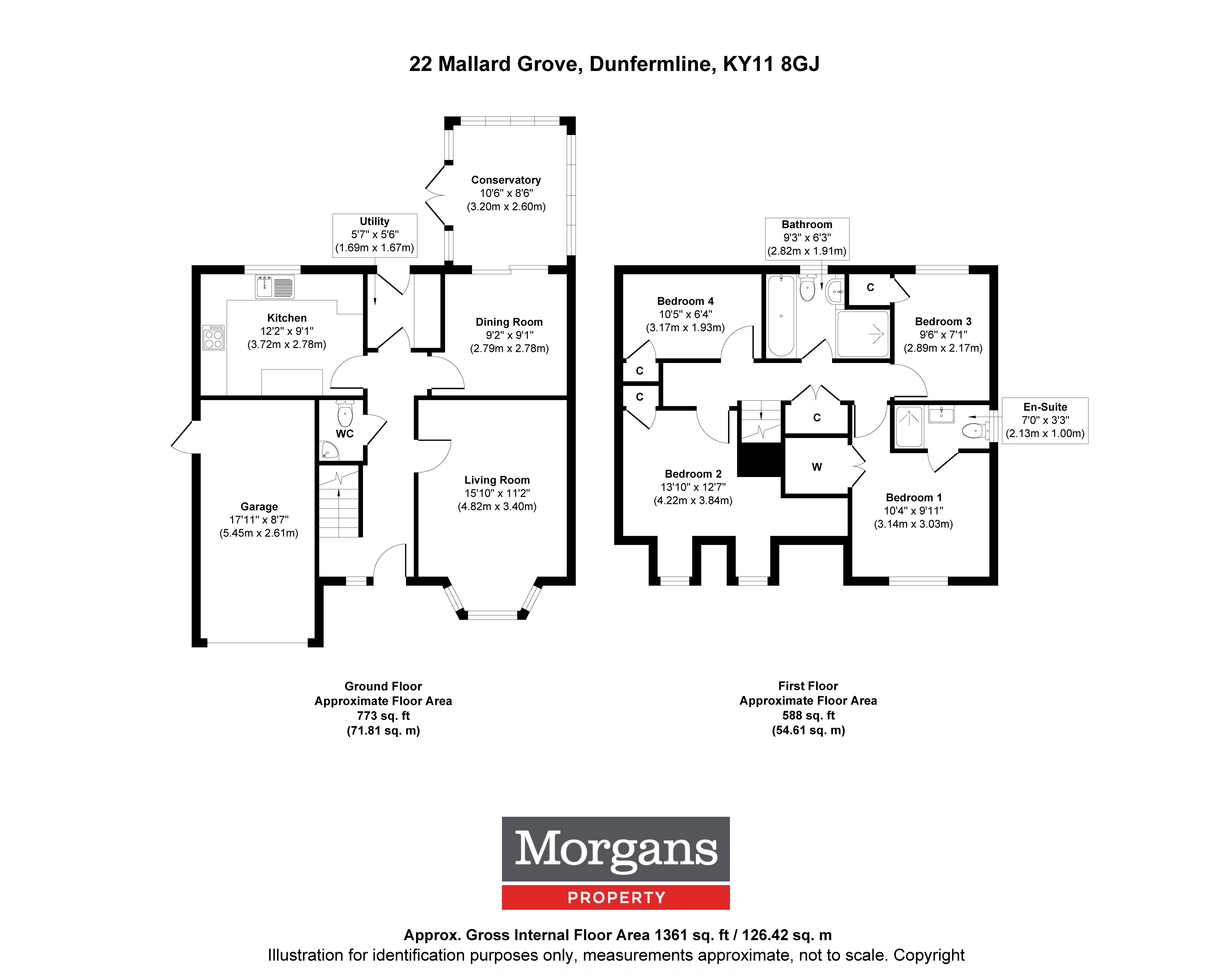 22, Mallard Grove, Dunfermline floorplan