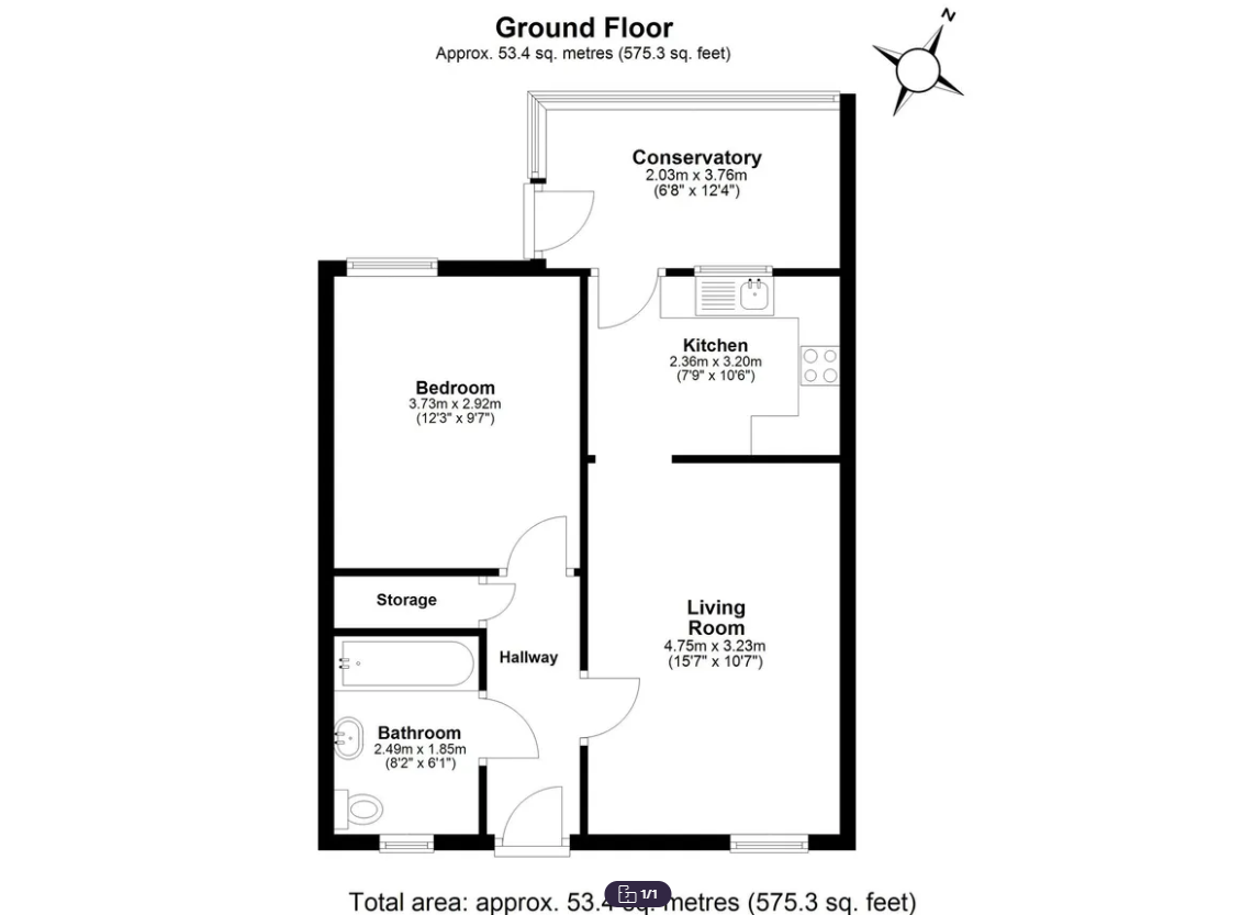 Headingley Close, Ilford floorplan