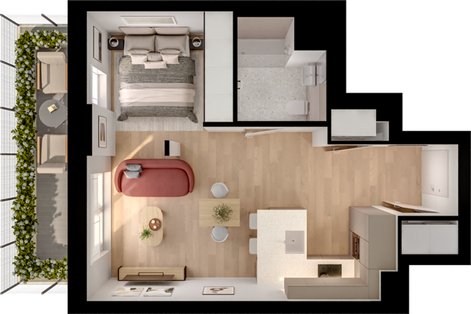 238, Hayes floorplan