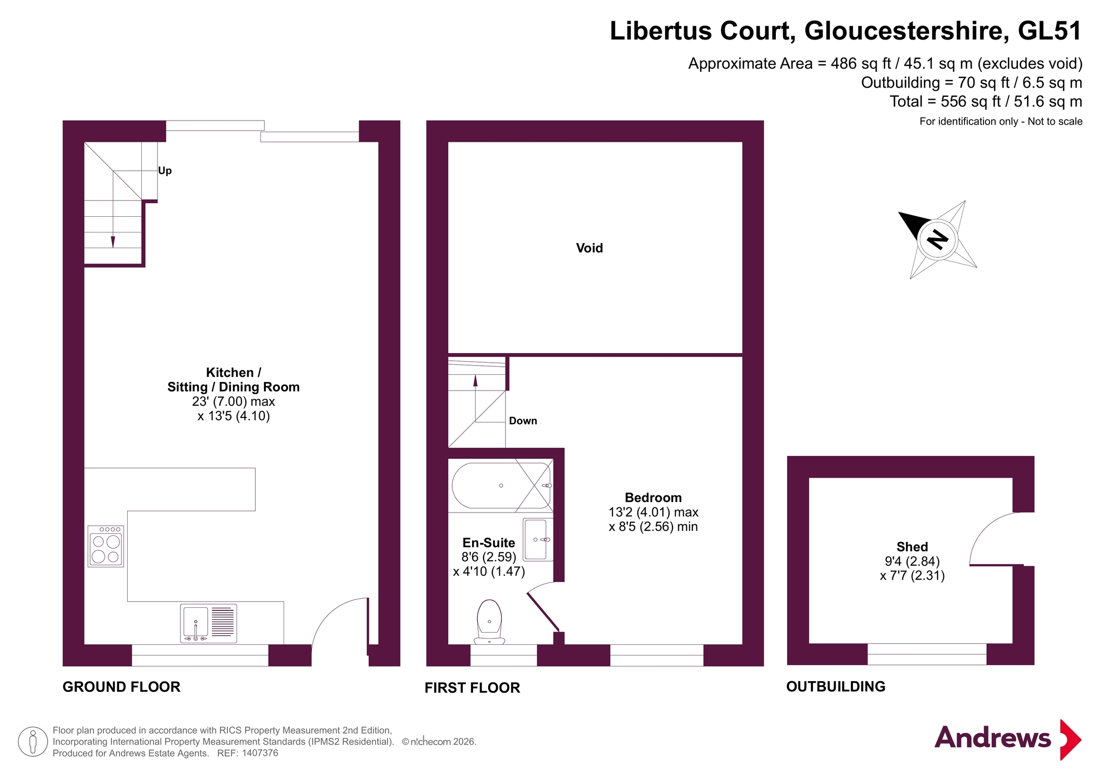24, Libertus Court, Gloucestershire floorplan