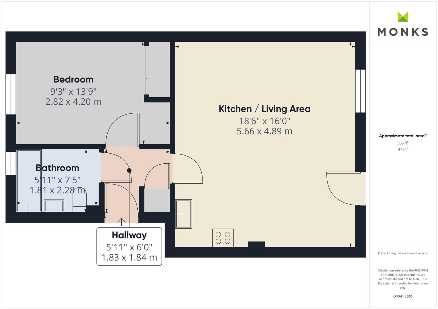 33, Benbow Quay, Shrewsbury floorplan