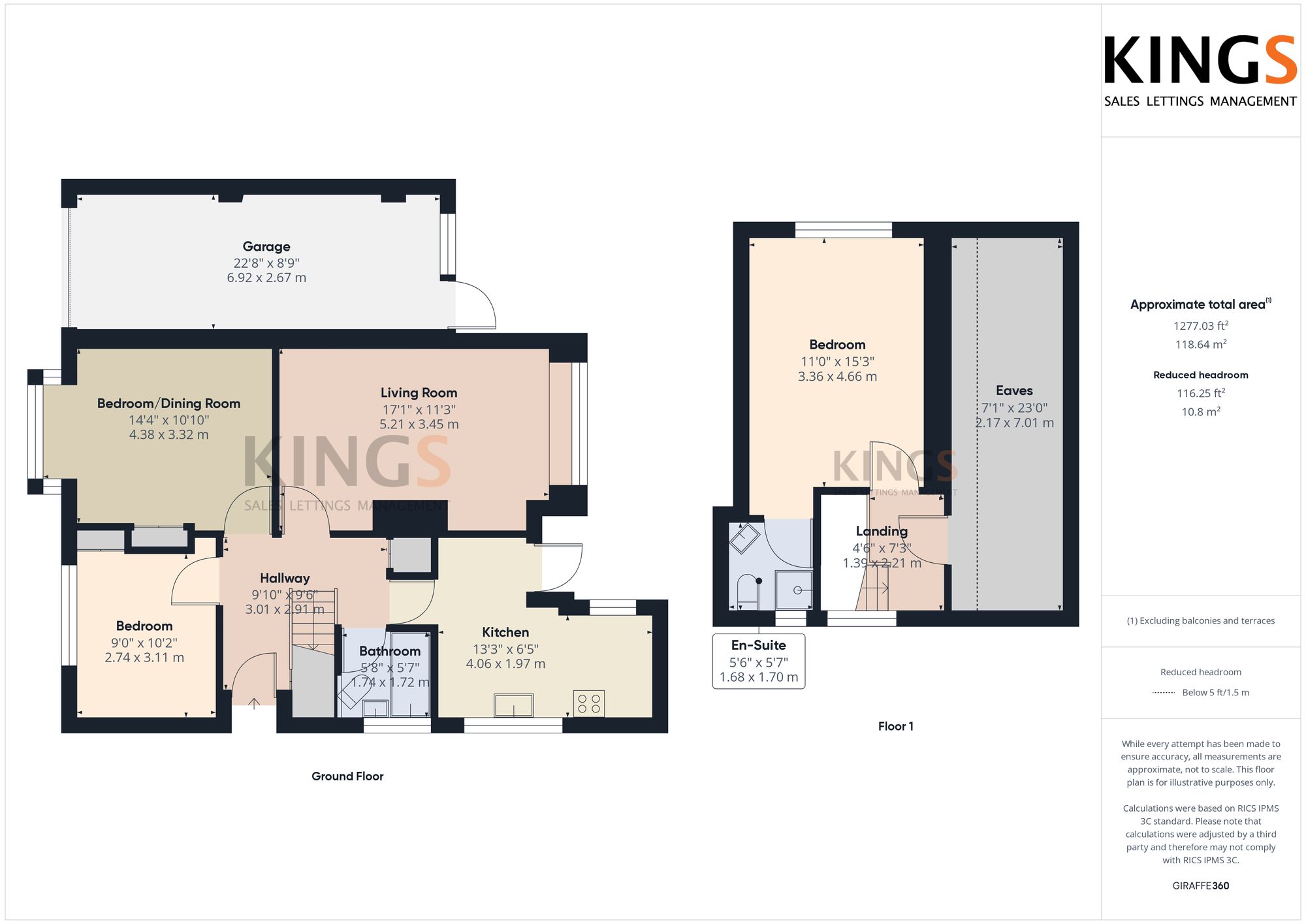 3 Winston Way, Potters Bar floorplan