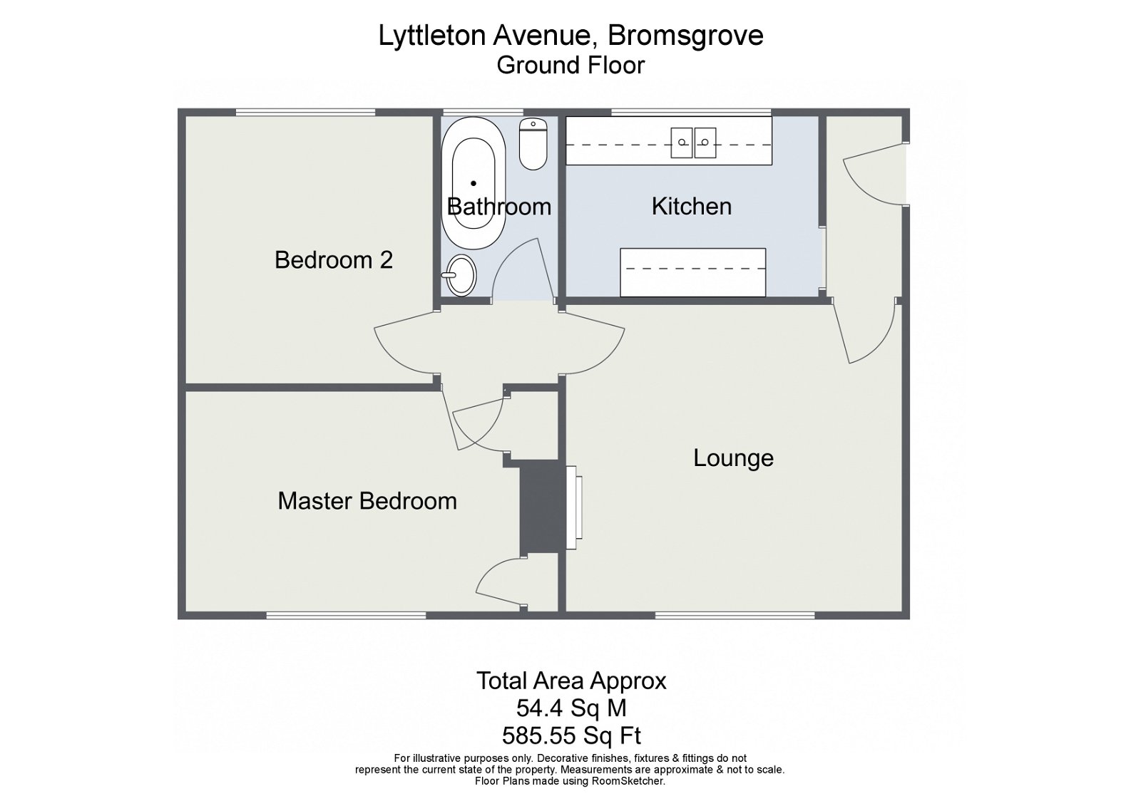 Lyttleton Avenue, Charford, Bromsgrove B60, 2 bedroom flat for sale