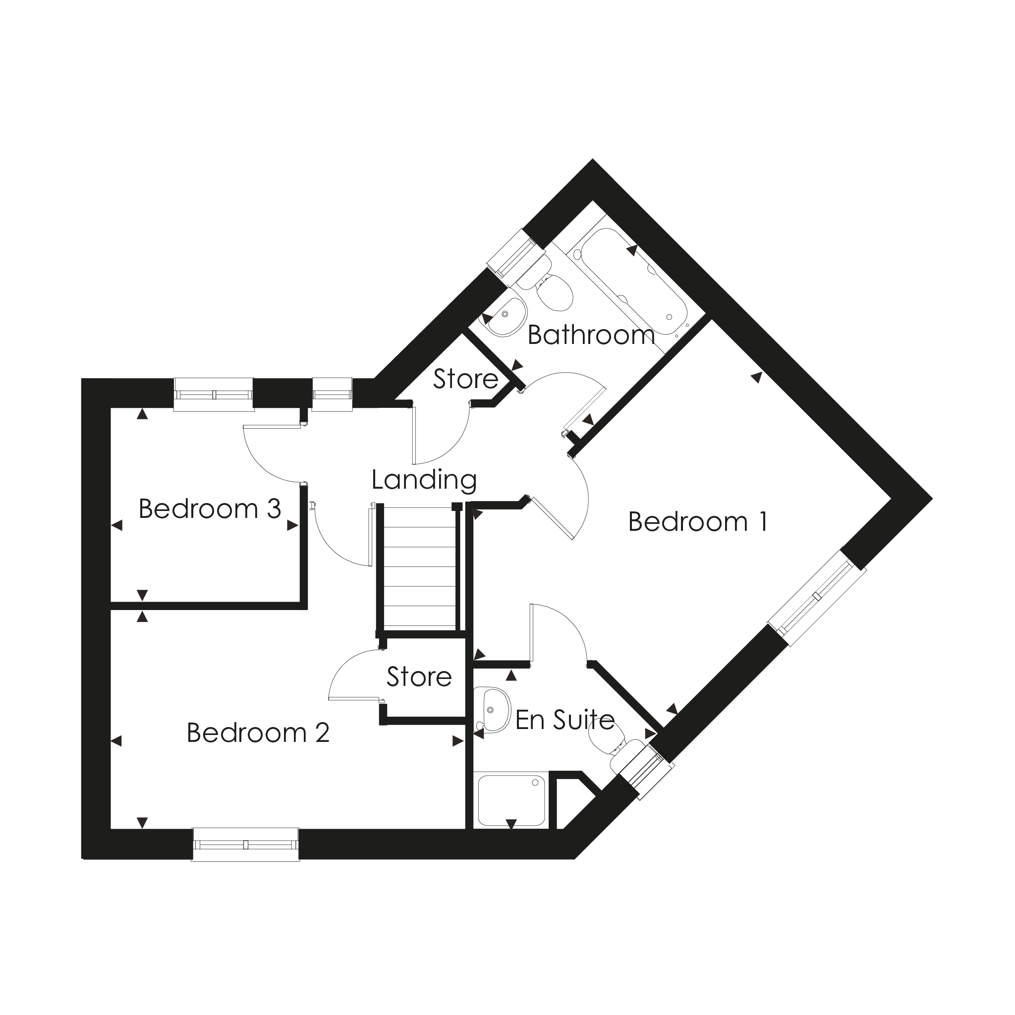 Tondu, Bridgend floorplan