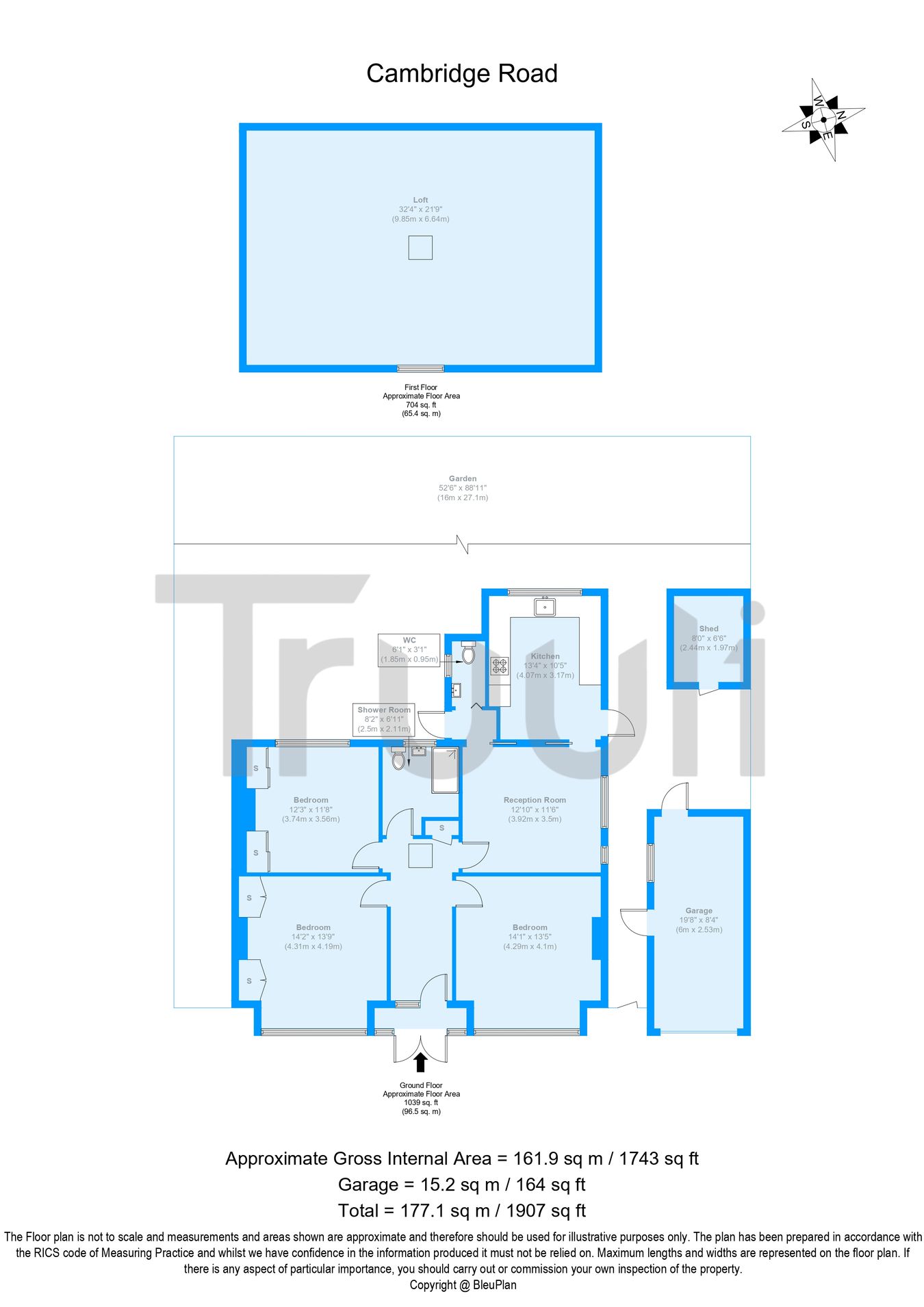 16, Cambridge Road, Carshalton floorplan