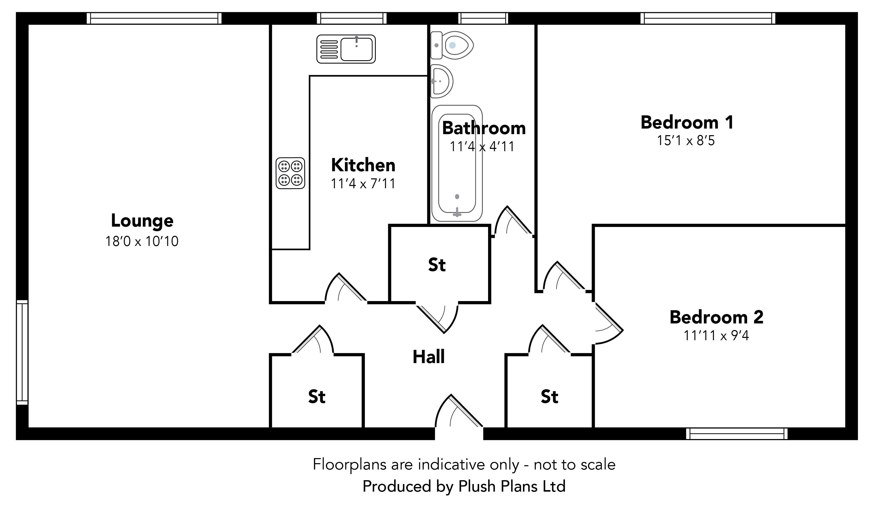 2 Bedrooms Flat for sale in 4A, Wren Place, Johnstone PA5