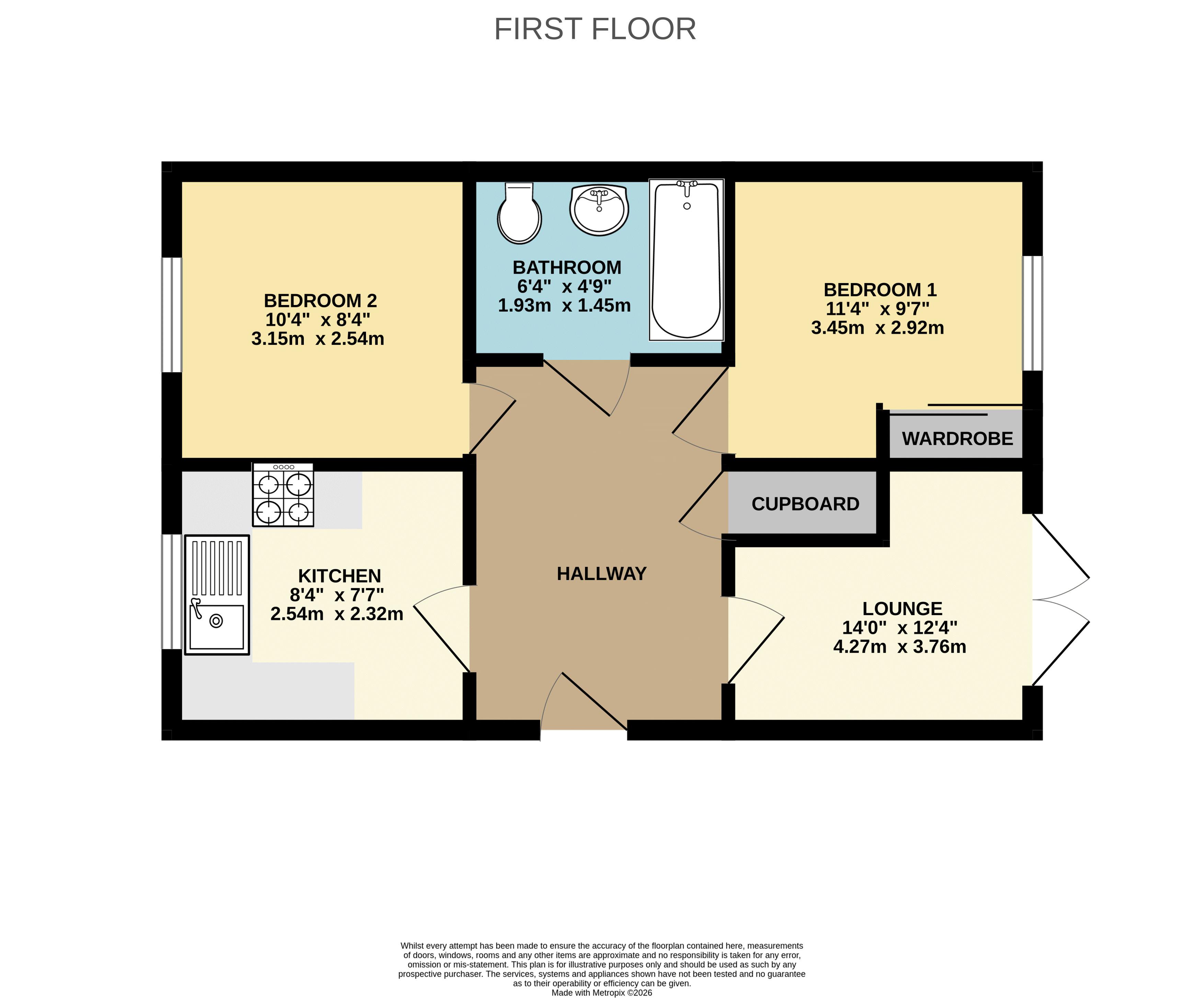 18, Pintail Close, Scunthorpe floorplan
