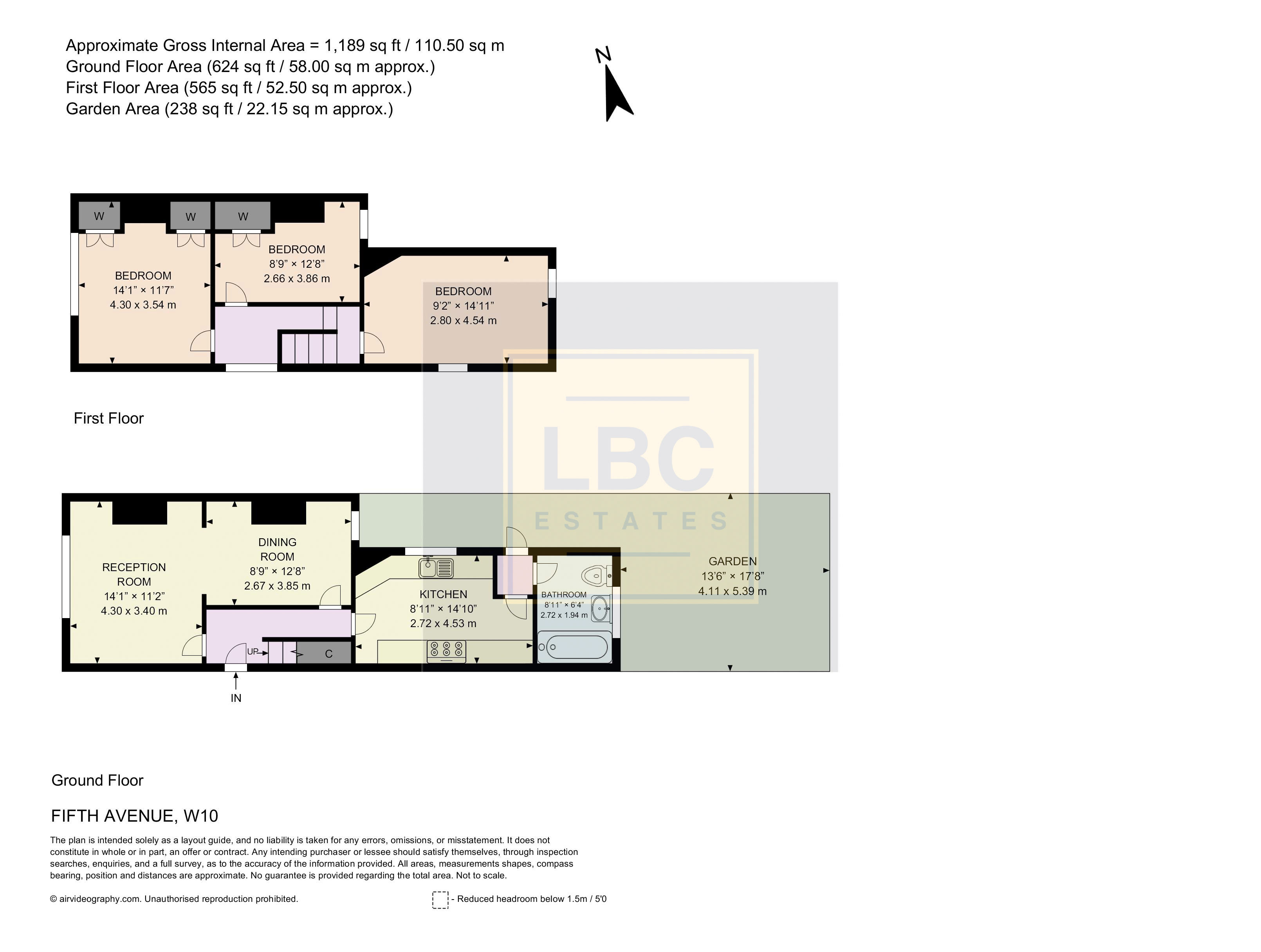 Fifth Avenue, London floorplan