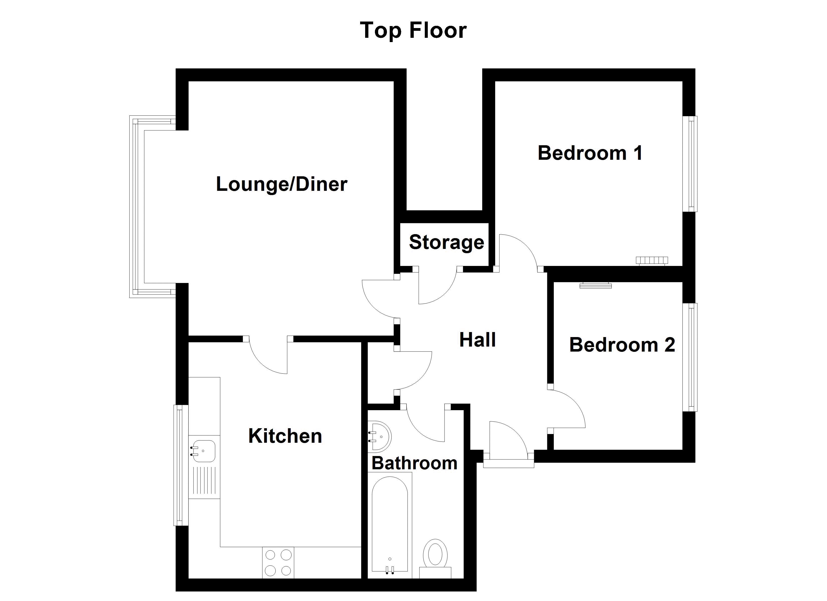 2 Bedrooms Flat to rent in Vulcan Street, Southport PR9