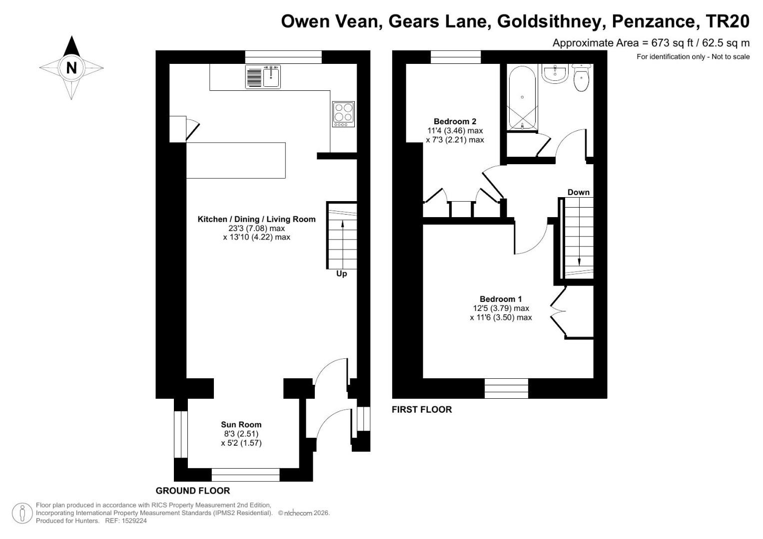 Gears Lane, Penzance floorplan