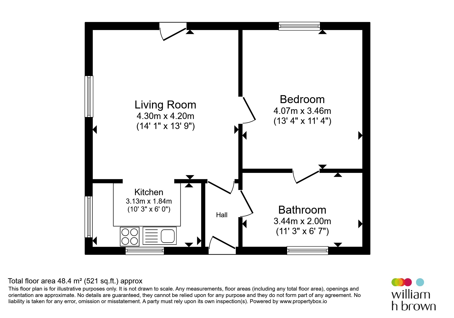 1, Westminster House, Upper Brig Royd, Sowerby Bridge floorplan