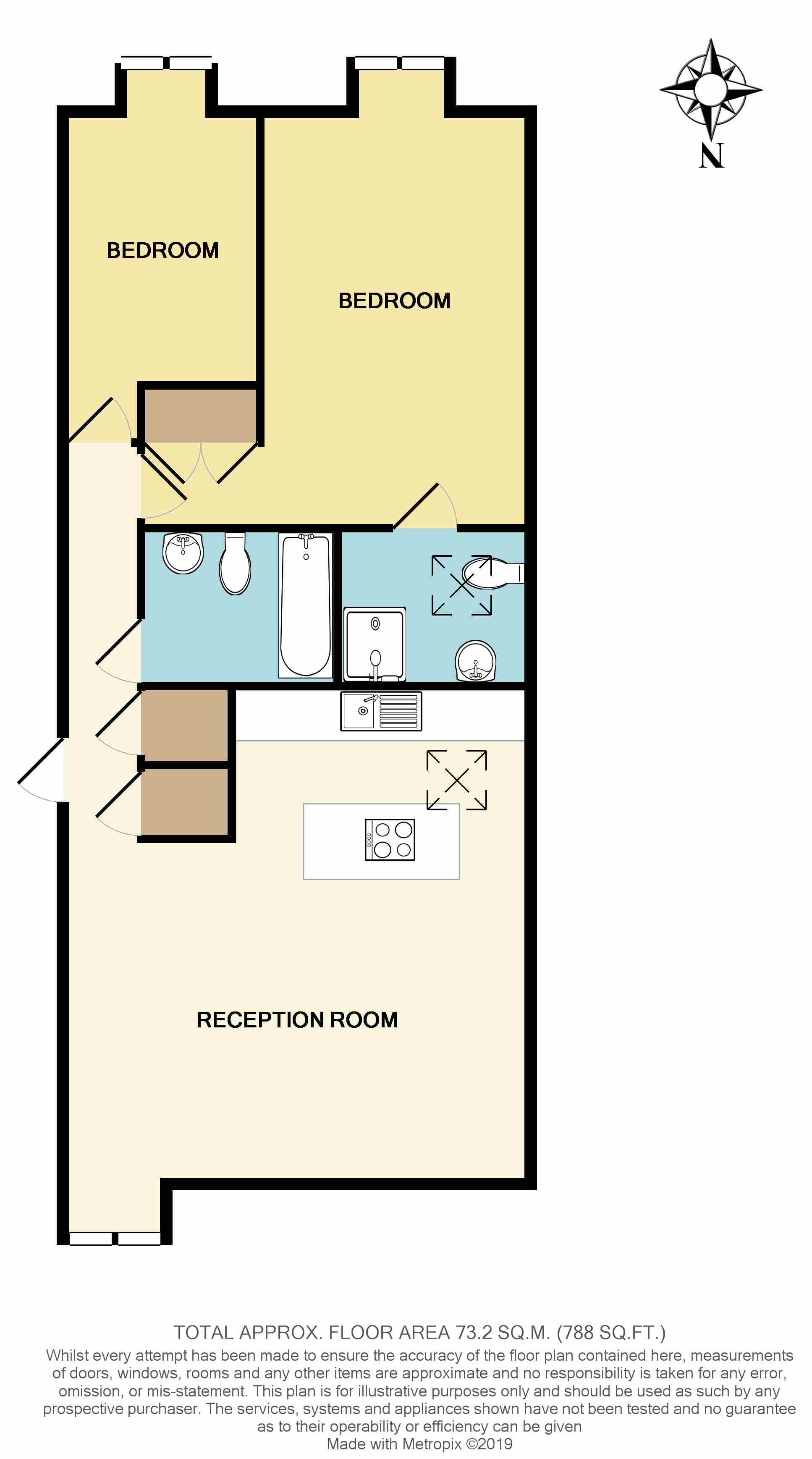 2 Bedrooms Flat to rent in 81 Broad Lane, Hampton TW12