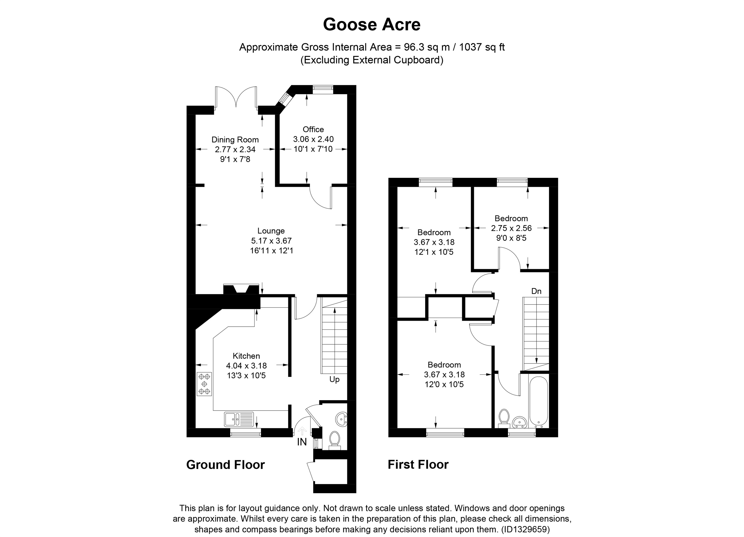22, Goose Acre, Leighton Buzzard floorplan