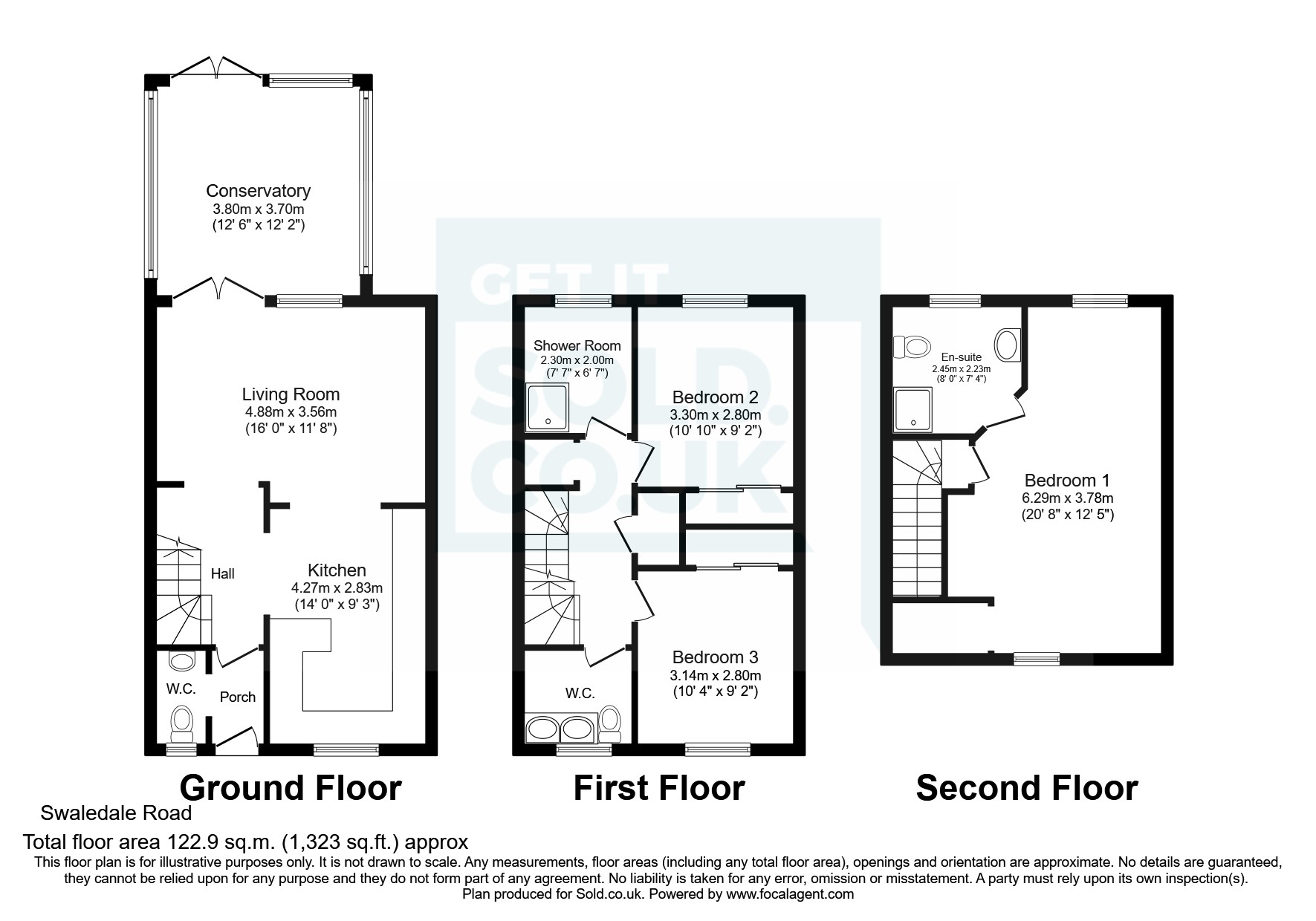 Swaledale Road, Warminster, Wiltshire BA12, 3 bedroom terraced house