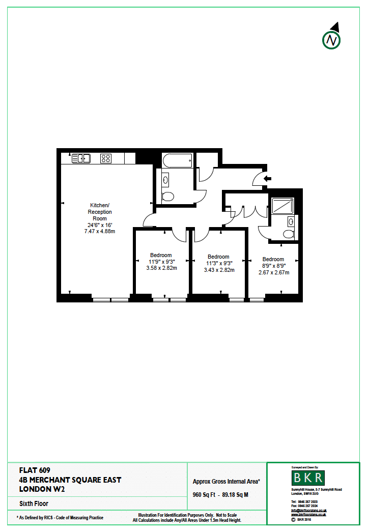 Merchant Square East, London floorplan