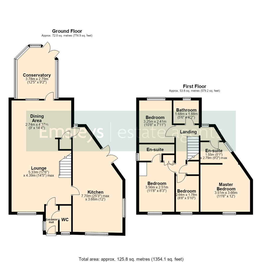 25, Copperfield Close, LEEDS floorplan